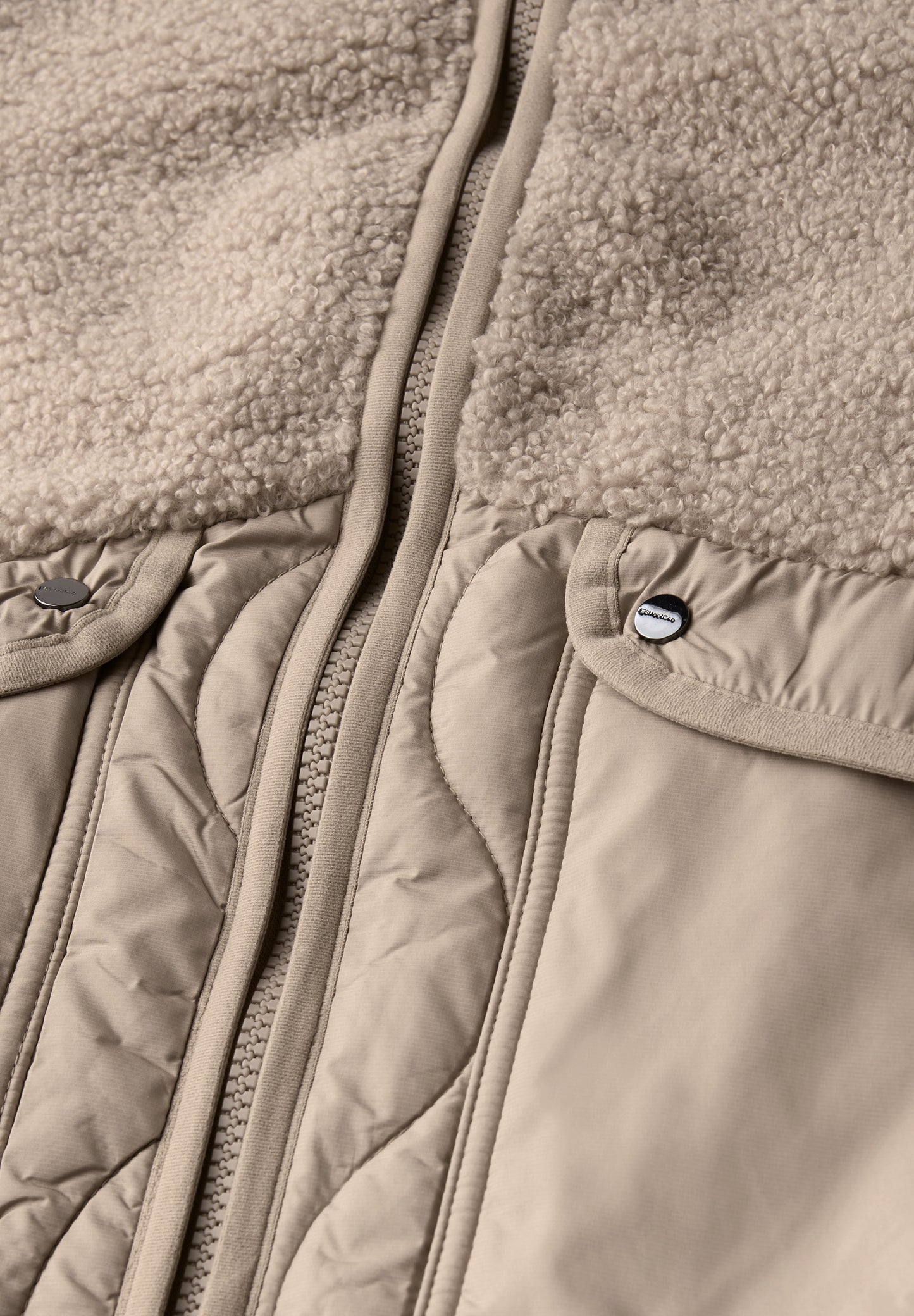 Street One Strukturmix Mantel - Farbe: reef sand