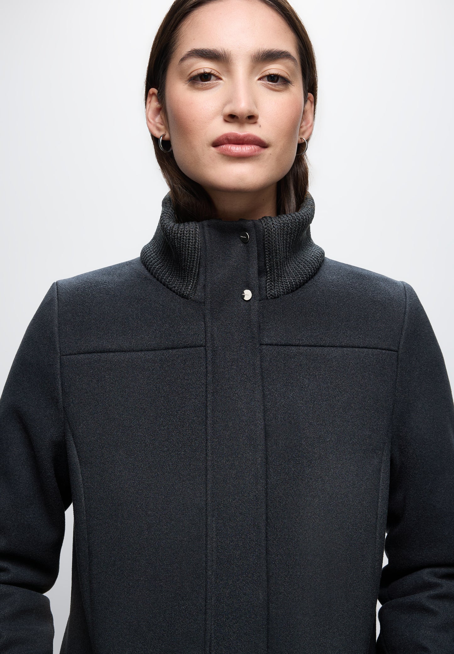Street One Mantel mit Strickdetails - Farbe: Obsidian Blue