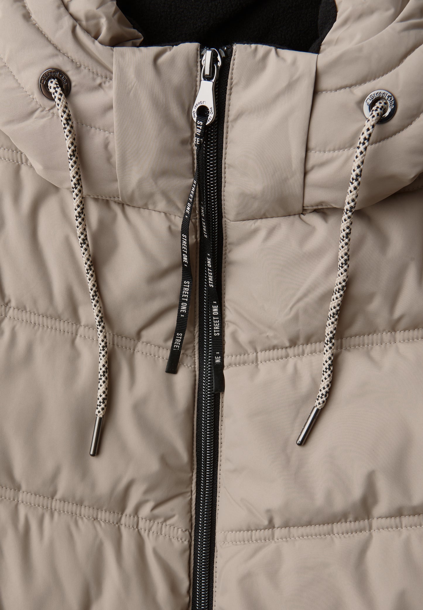 Street One Lange Steppjacke - Farbe: Smooth Champagne
