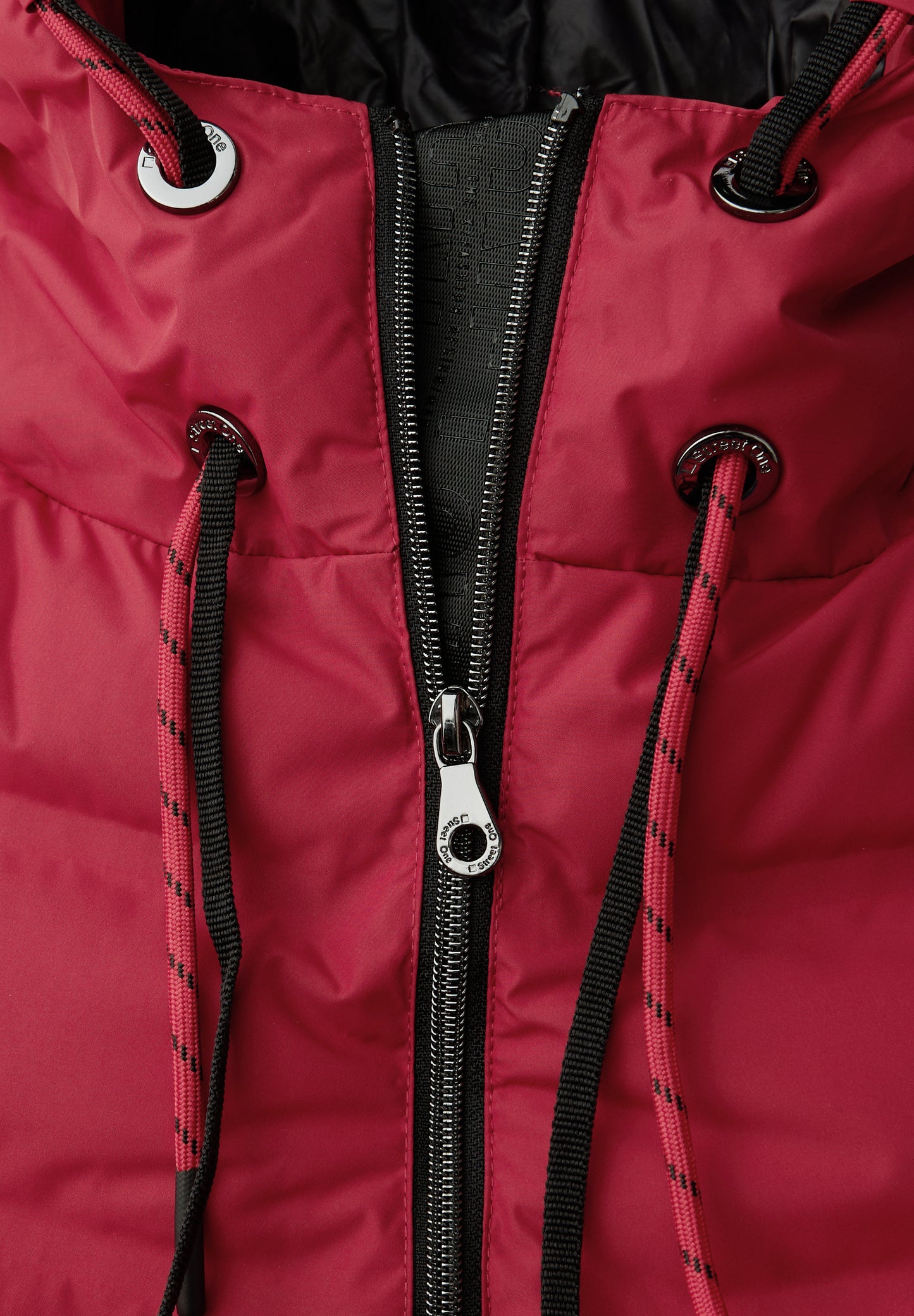 Street One langer Mantel - Farbe: carpet red