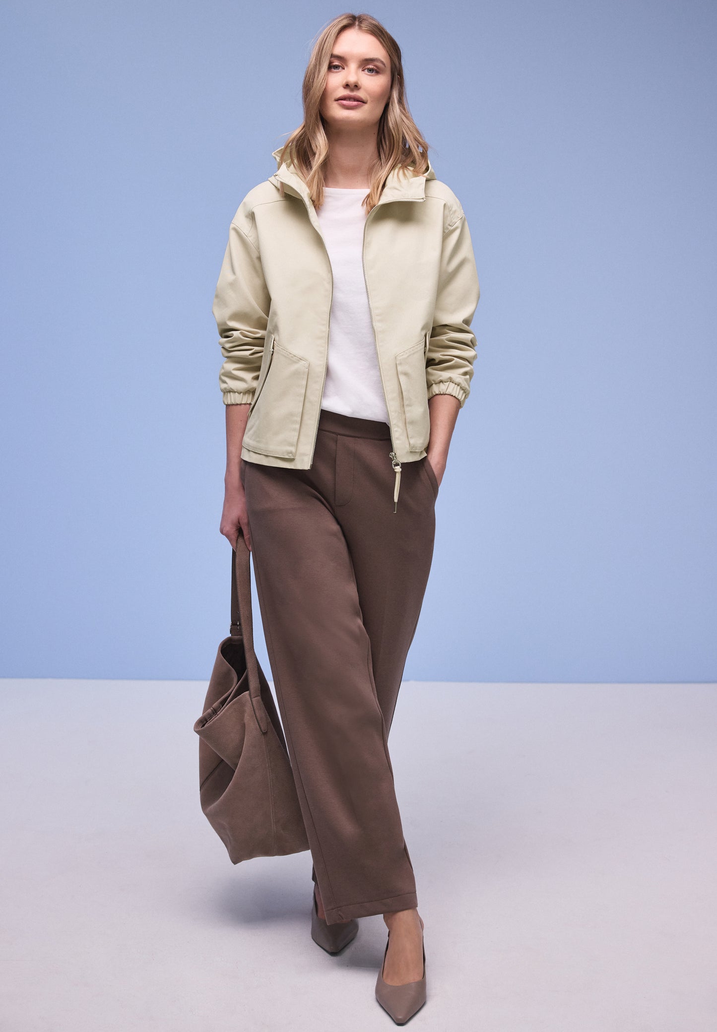Street One - Kurze Jacke - Farbe: powder beige