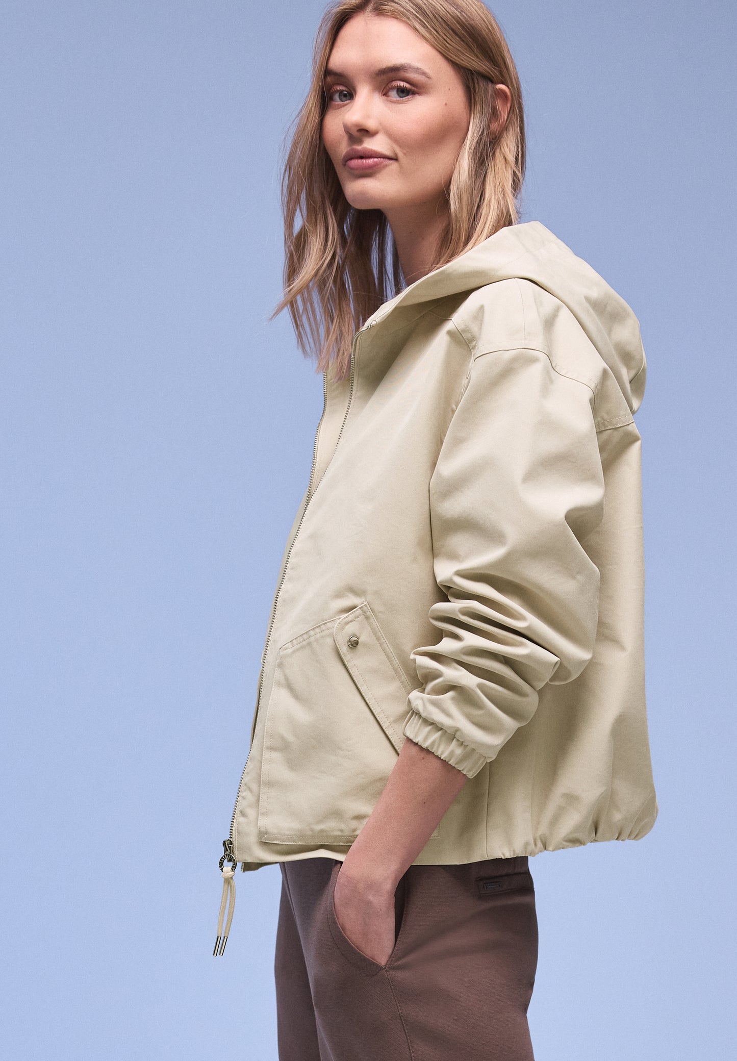 Street One - Kurze Jacke - Farbe: powder beige