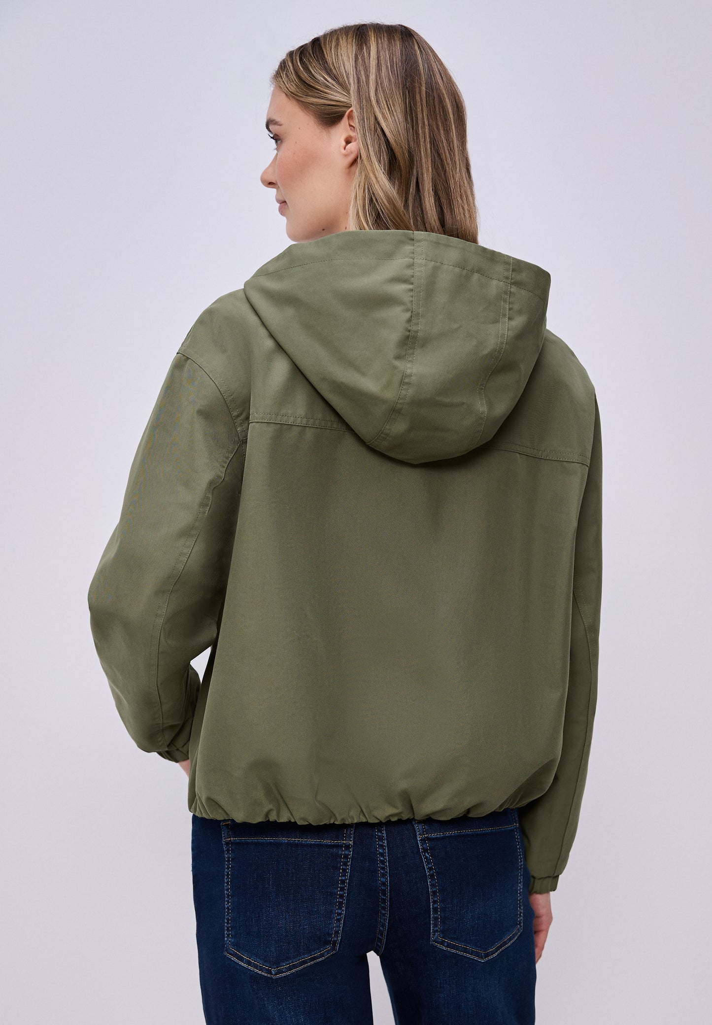 Street One - Kurze Jacke - Farbe: Dark Vetiver Green