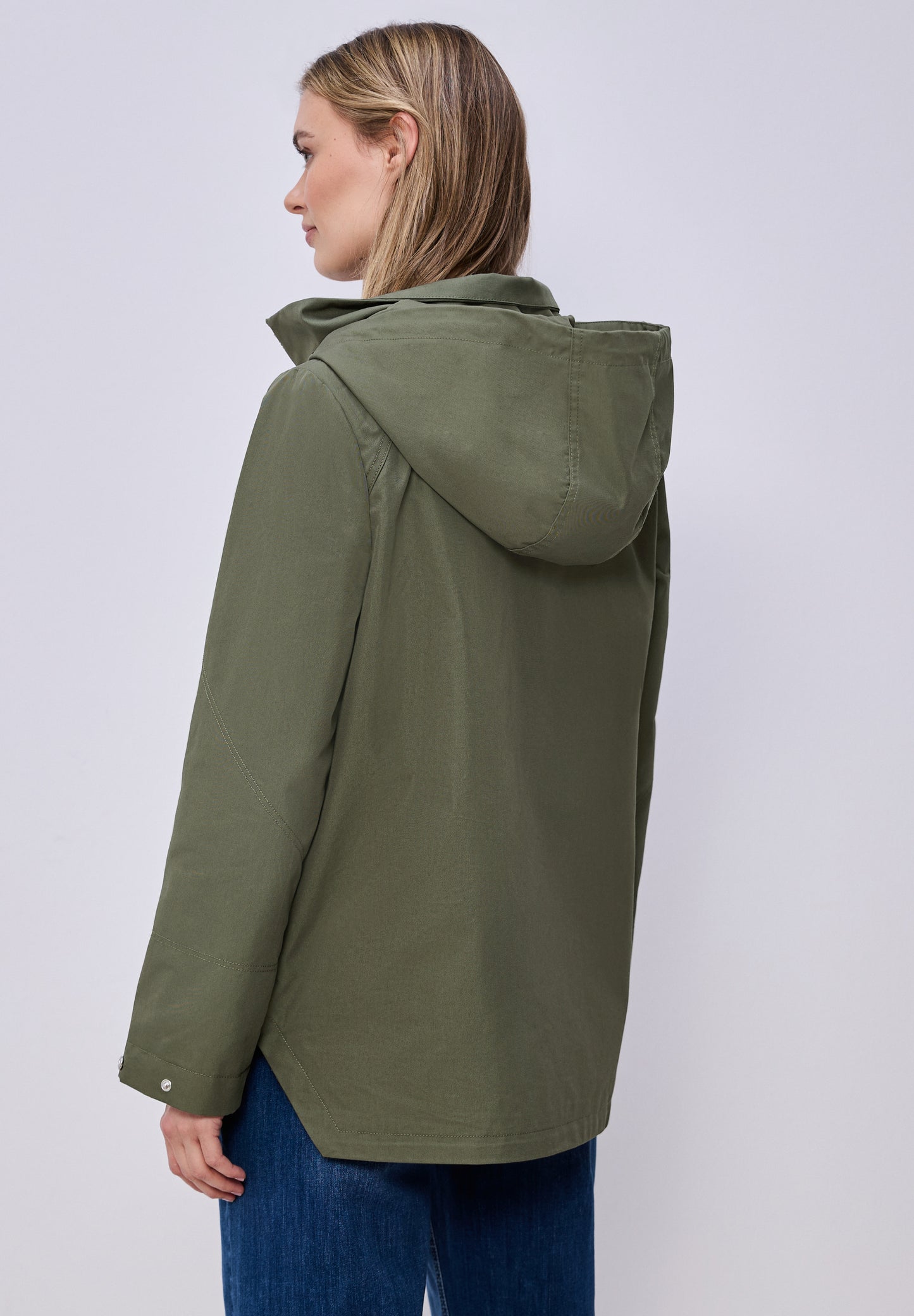 Street One - Parka - Farbe: Dark Vetiver Green