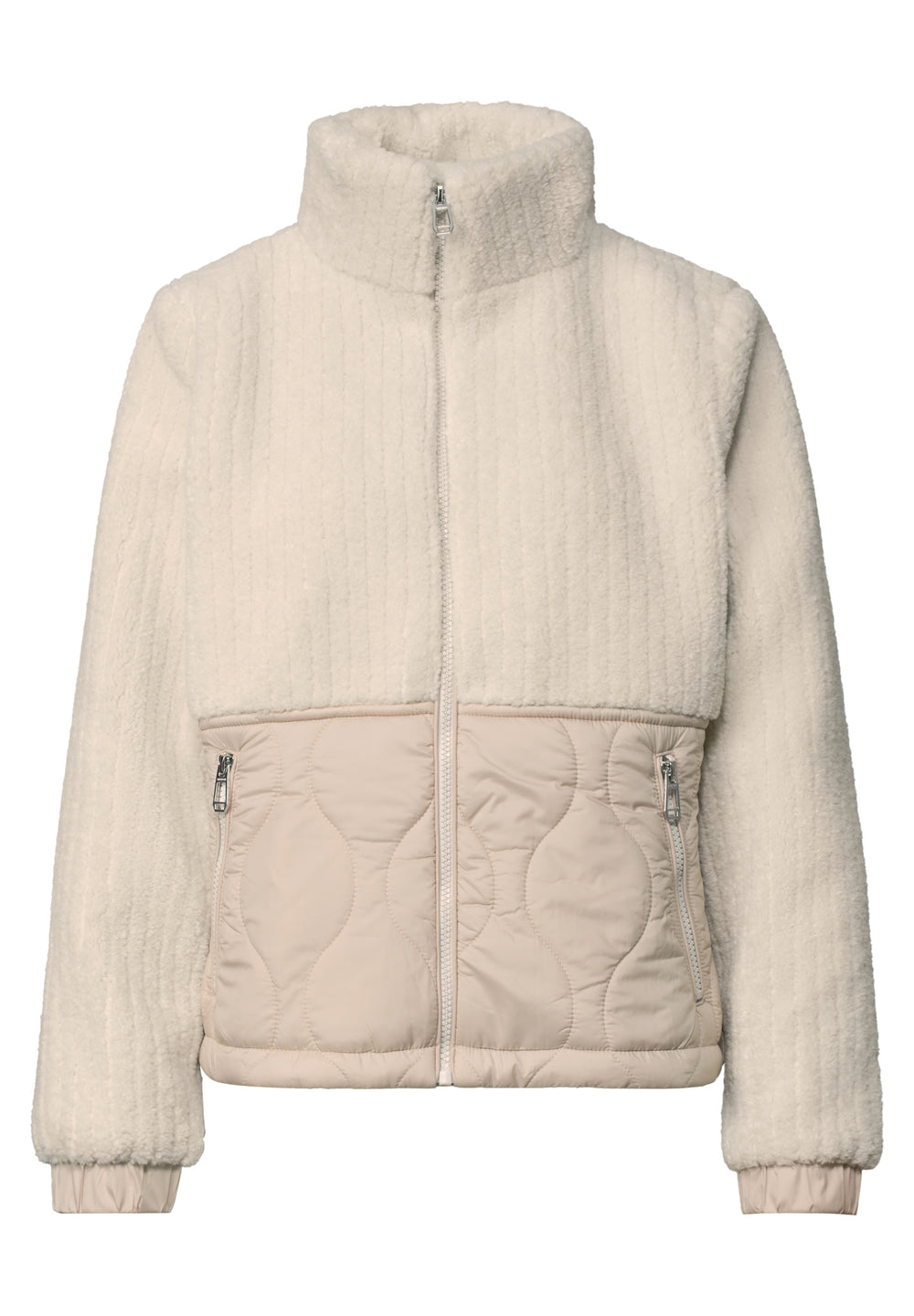 Detailansicht der Street One Teddy-Jacke A202251-17185
