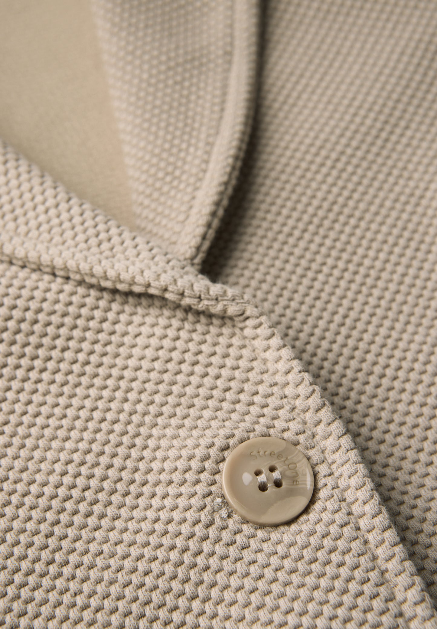 Street One Basic Blazer mit Struktur - Farbe: morning beige