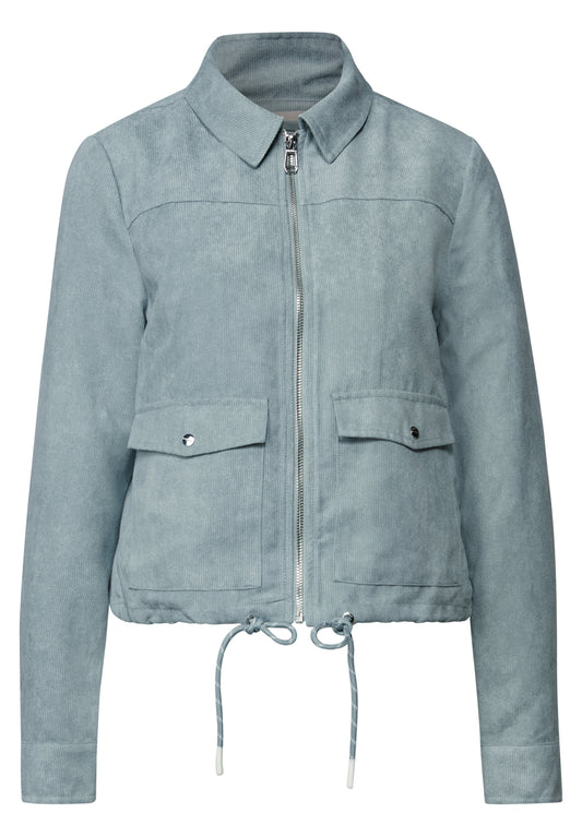 Street One Cordjacke mit Zipper - Farbe: arona blue