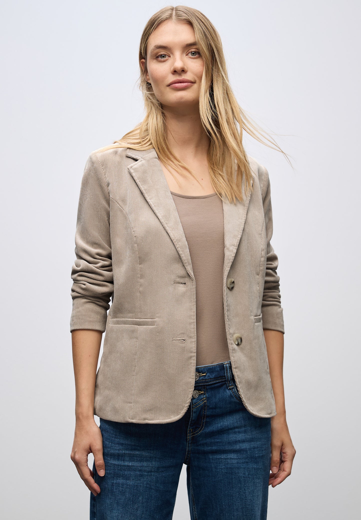 Street One Cordblazer - Farbe: morning beige
