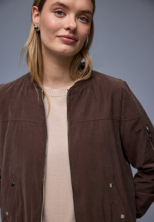 Street One - Blouson - Farbe: mahogany brown