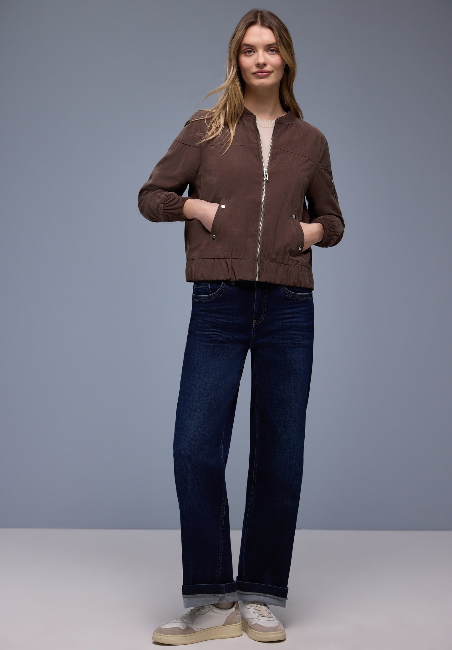 Street One - Blouson - Farbe: mahogany brown