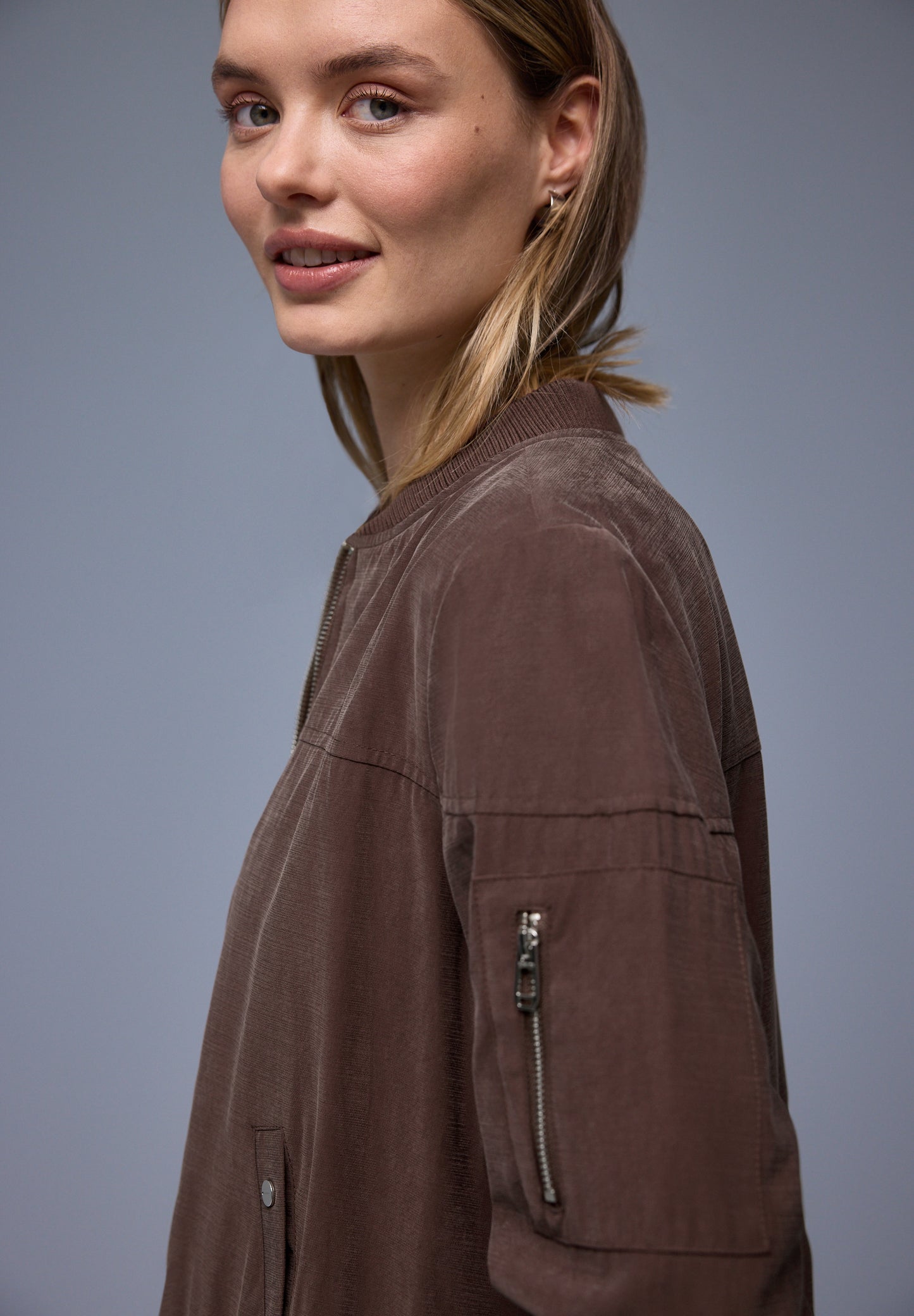 Street One - Blouson - Farbe: mahogany brown
