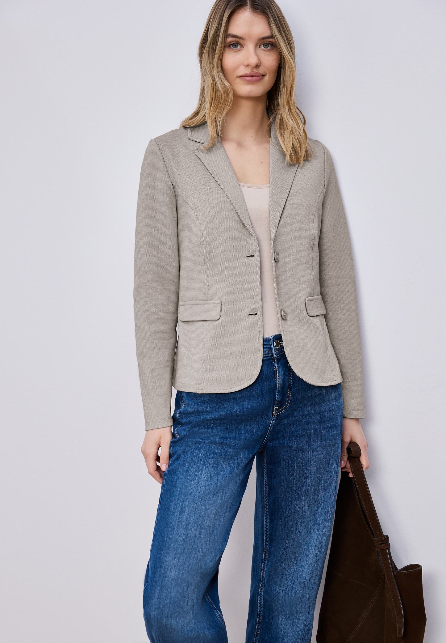 Street One - Basic Blazer - Farbe: beige