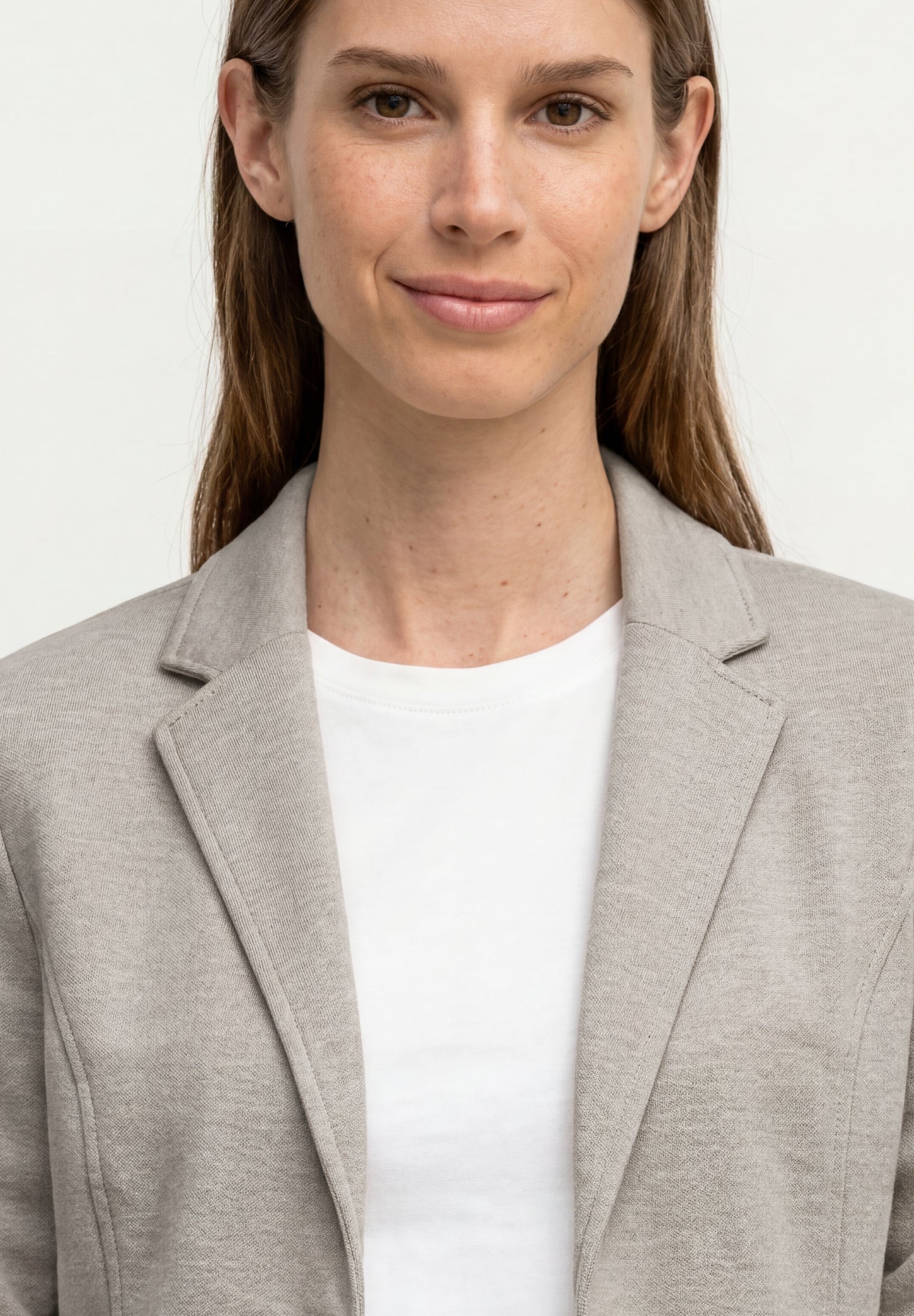 Street One - Basic  Piqué Blazer - Farbe: clay sand