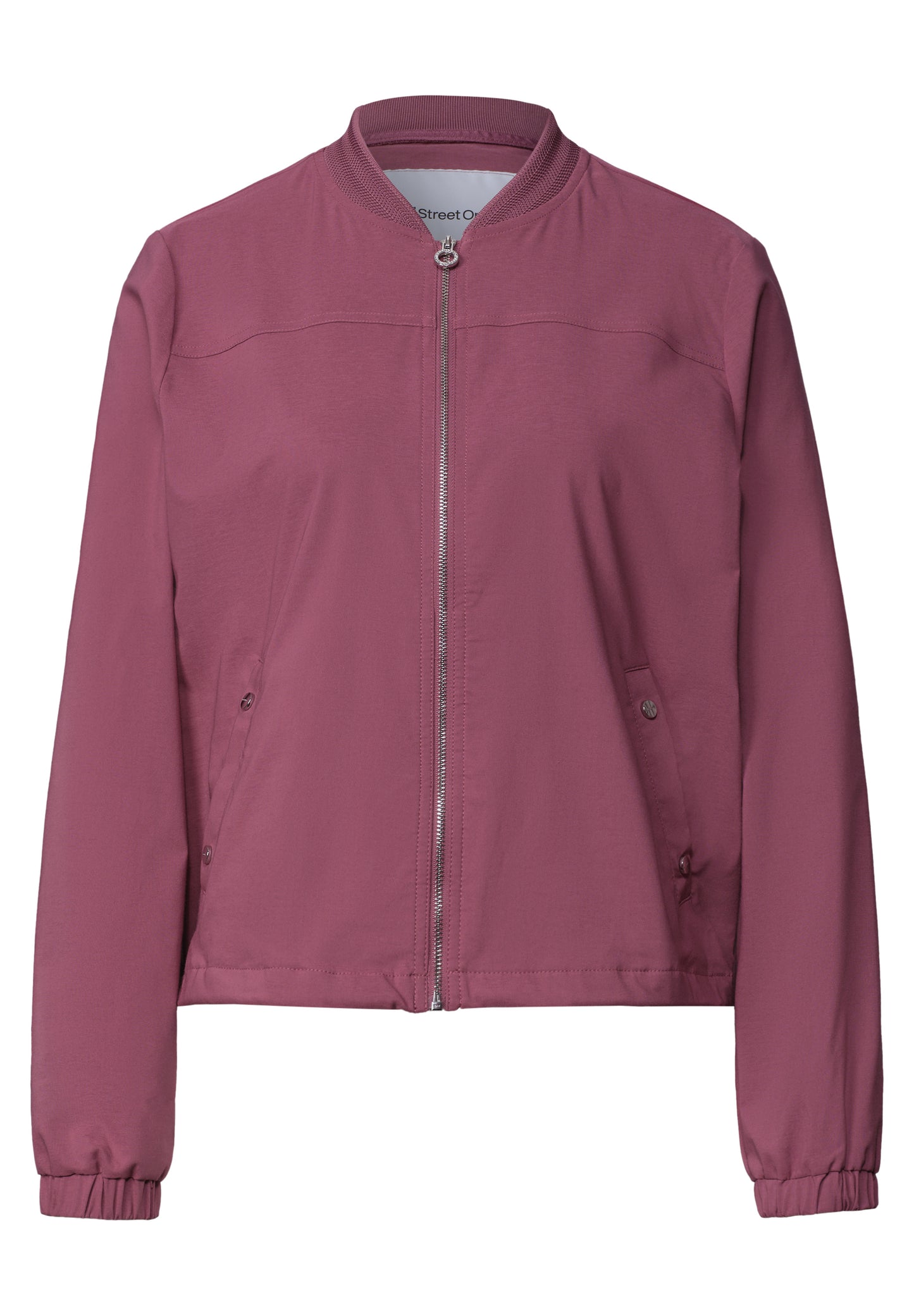 Street One - Langarm Blouson mit Zipper - Farbe: dark clouded blush