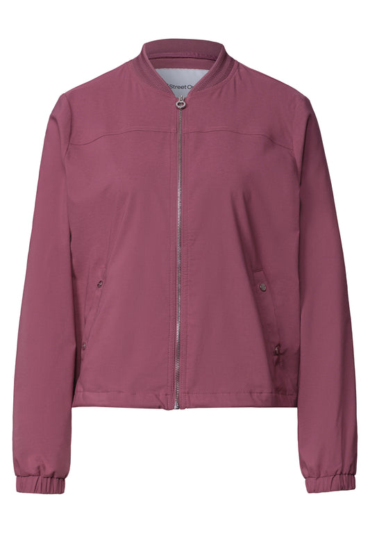 Street One - Langarm Blouson mit Zipper - Farbe: dark clouded blush