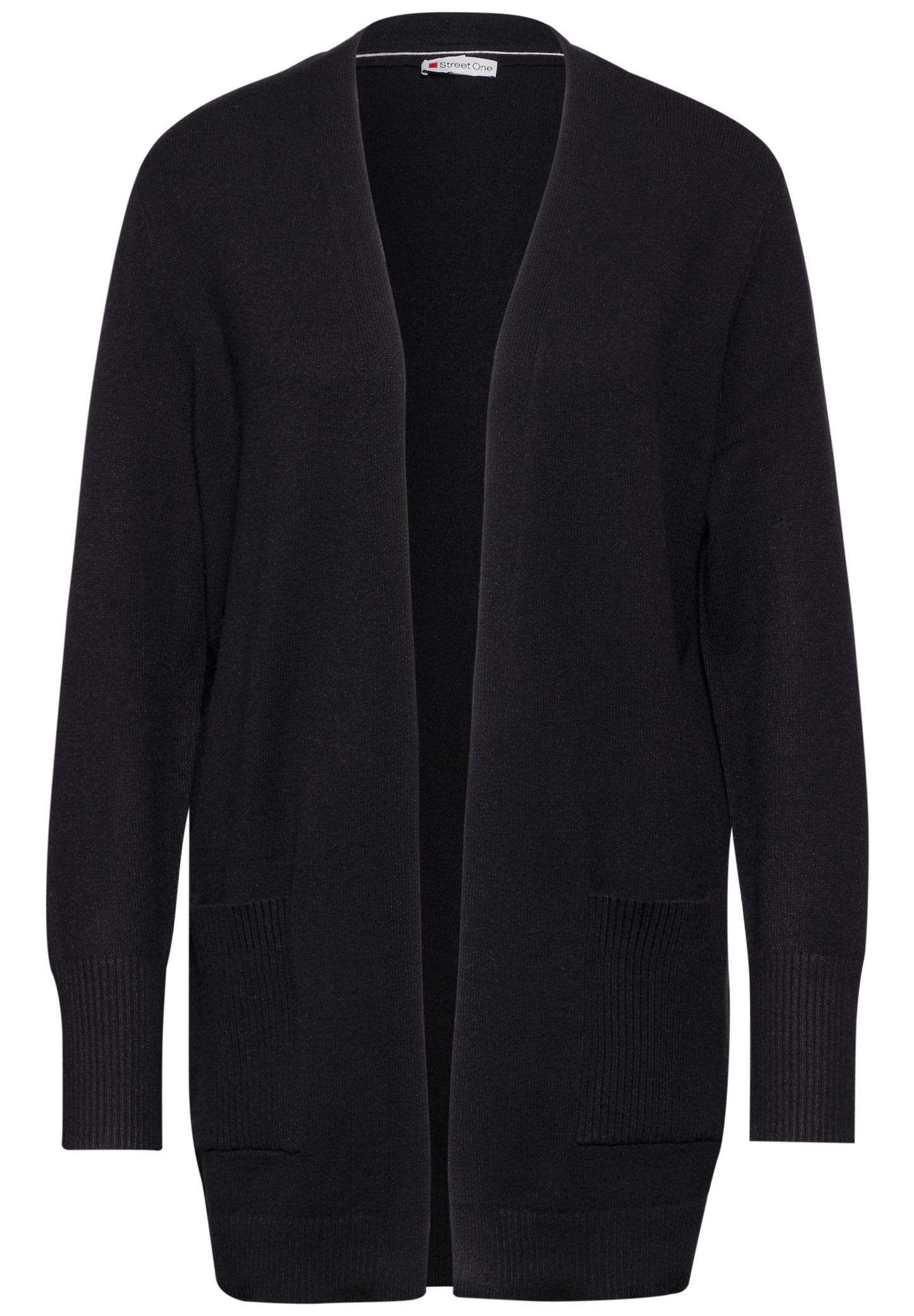 Street One Offener Cardigan - Farbe: schwarz