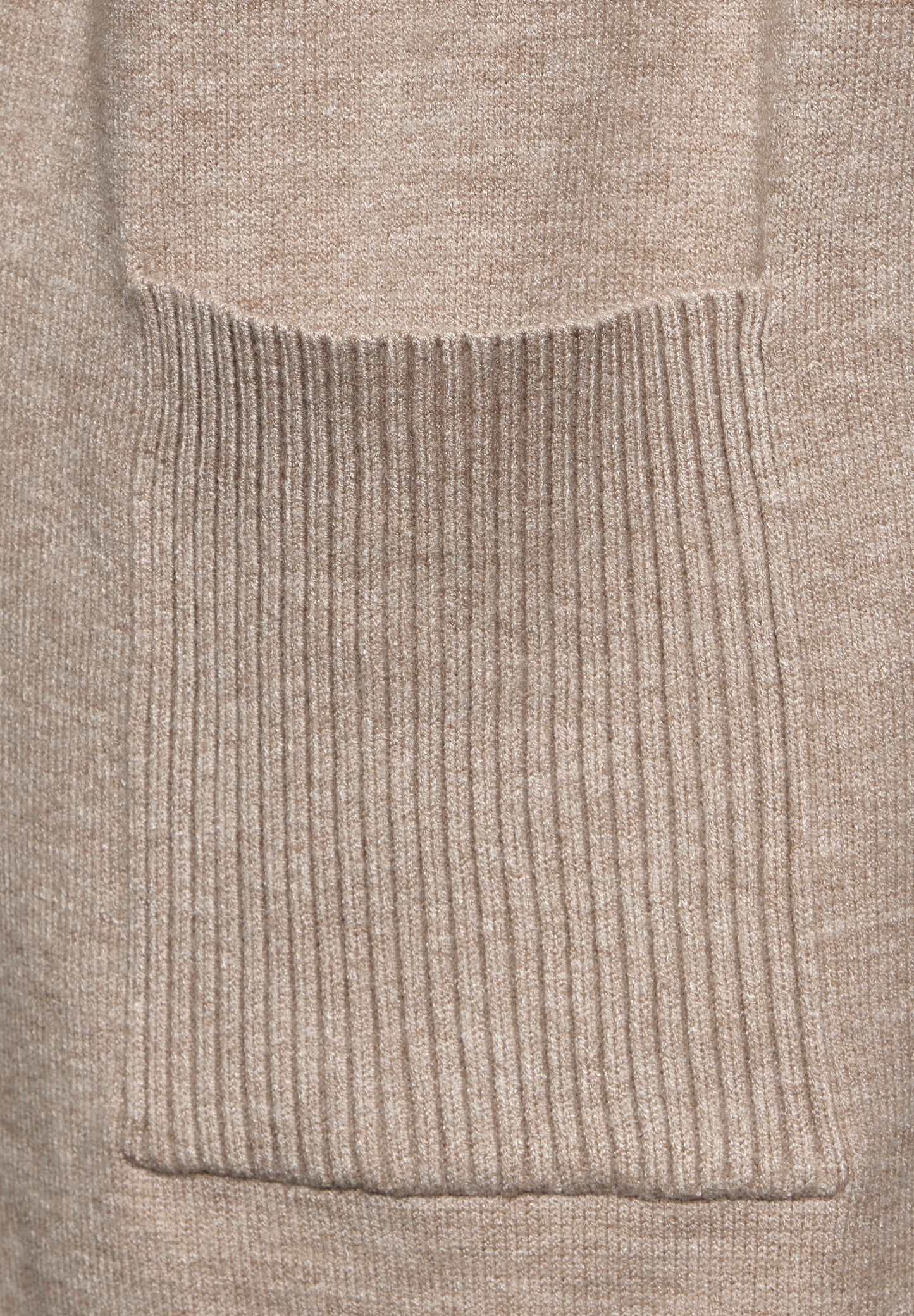 Street One Offener Cardigan - Farbe: taupe melange