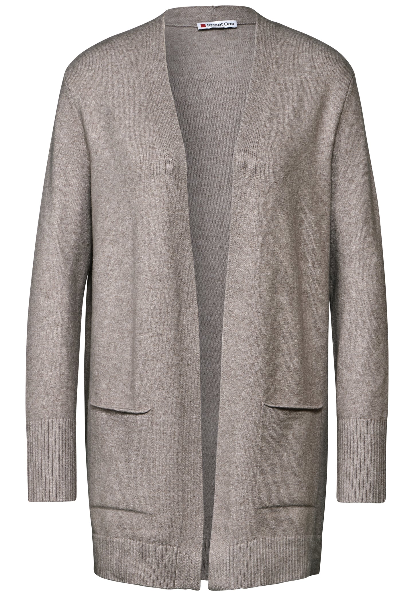 Street One Offener Cardigan - Farbe: breezy beige mel.