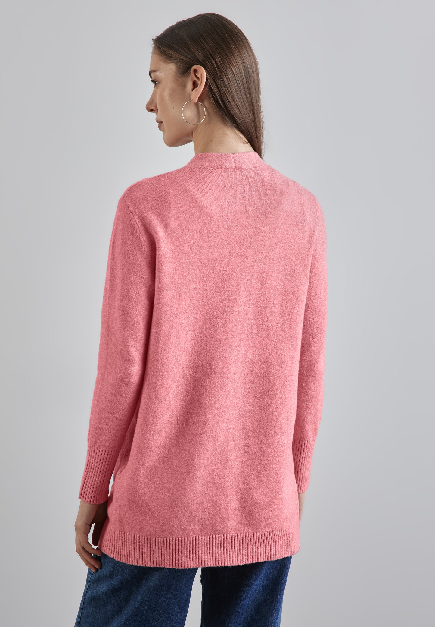 Street One Offener Cardigan - Farbe: sugar coral mel.