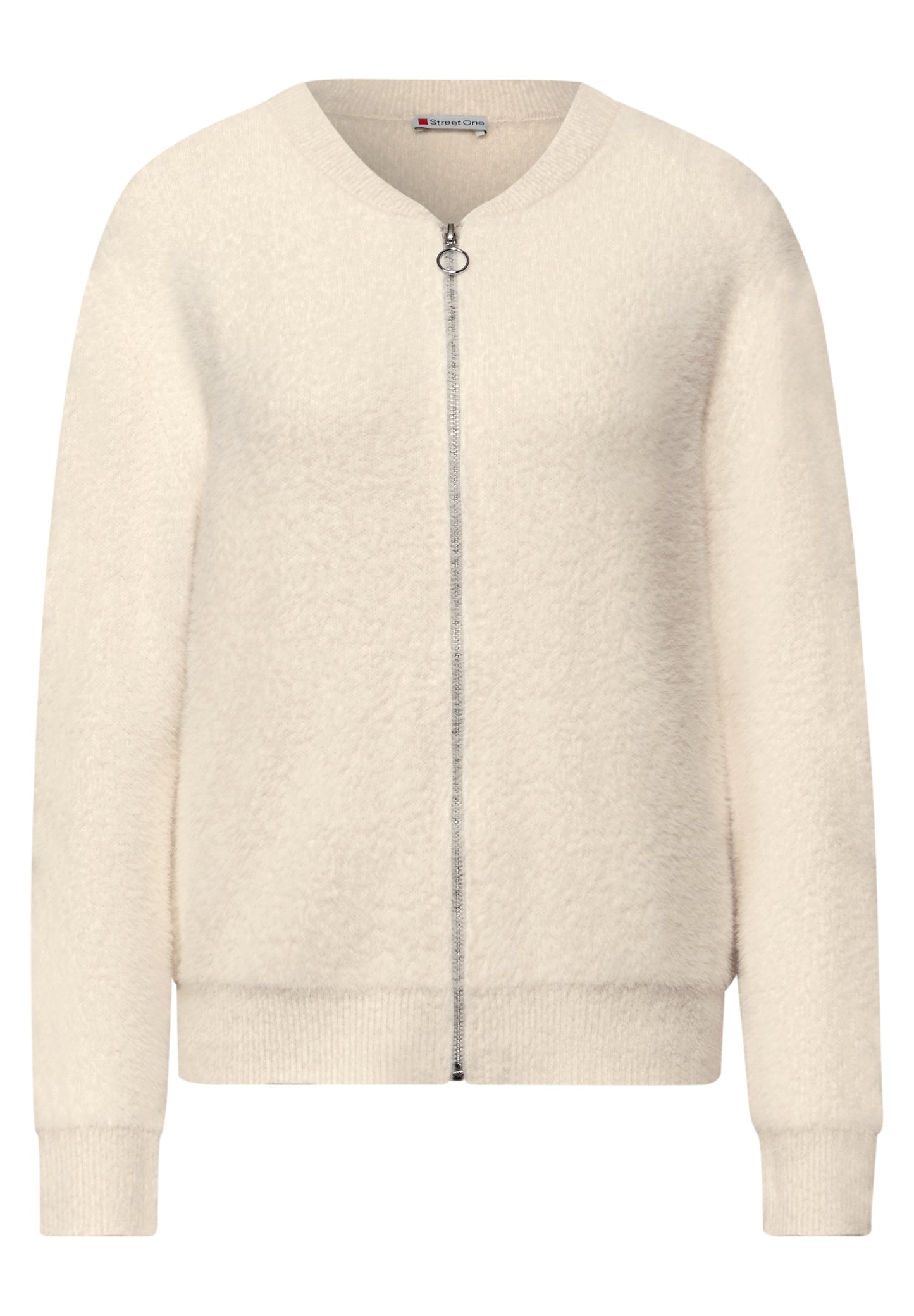 Street One - Cardigan im Blouson-Look - Farbe: soft beige