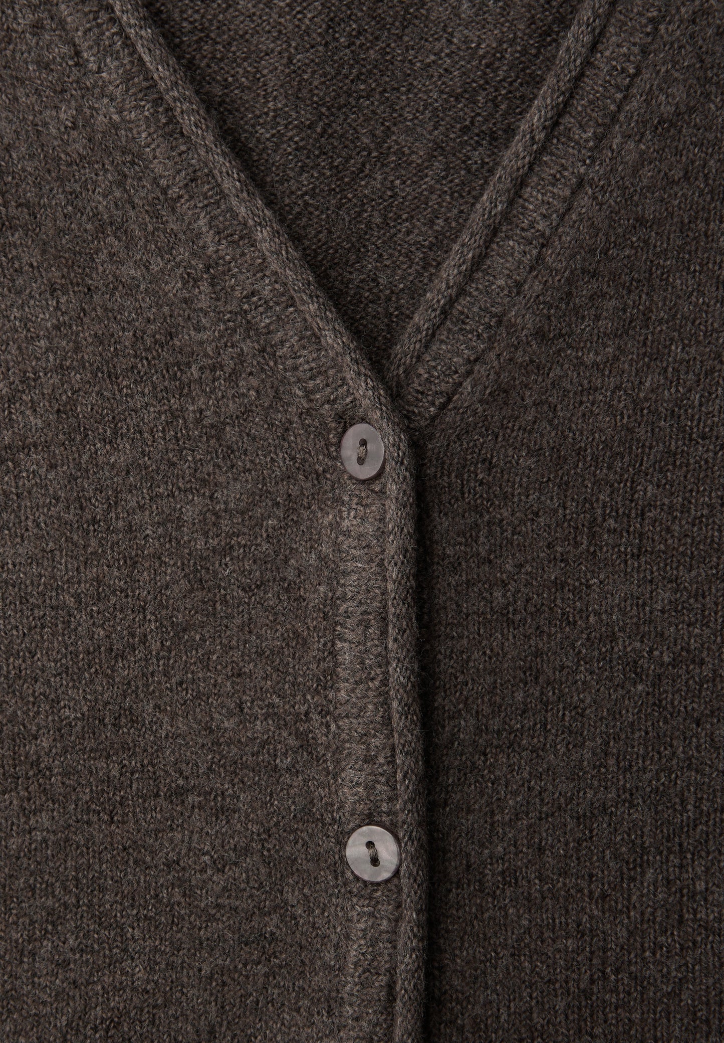 Street One - Kuscheliger V-Neck Cardigan - Farbe: braun