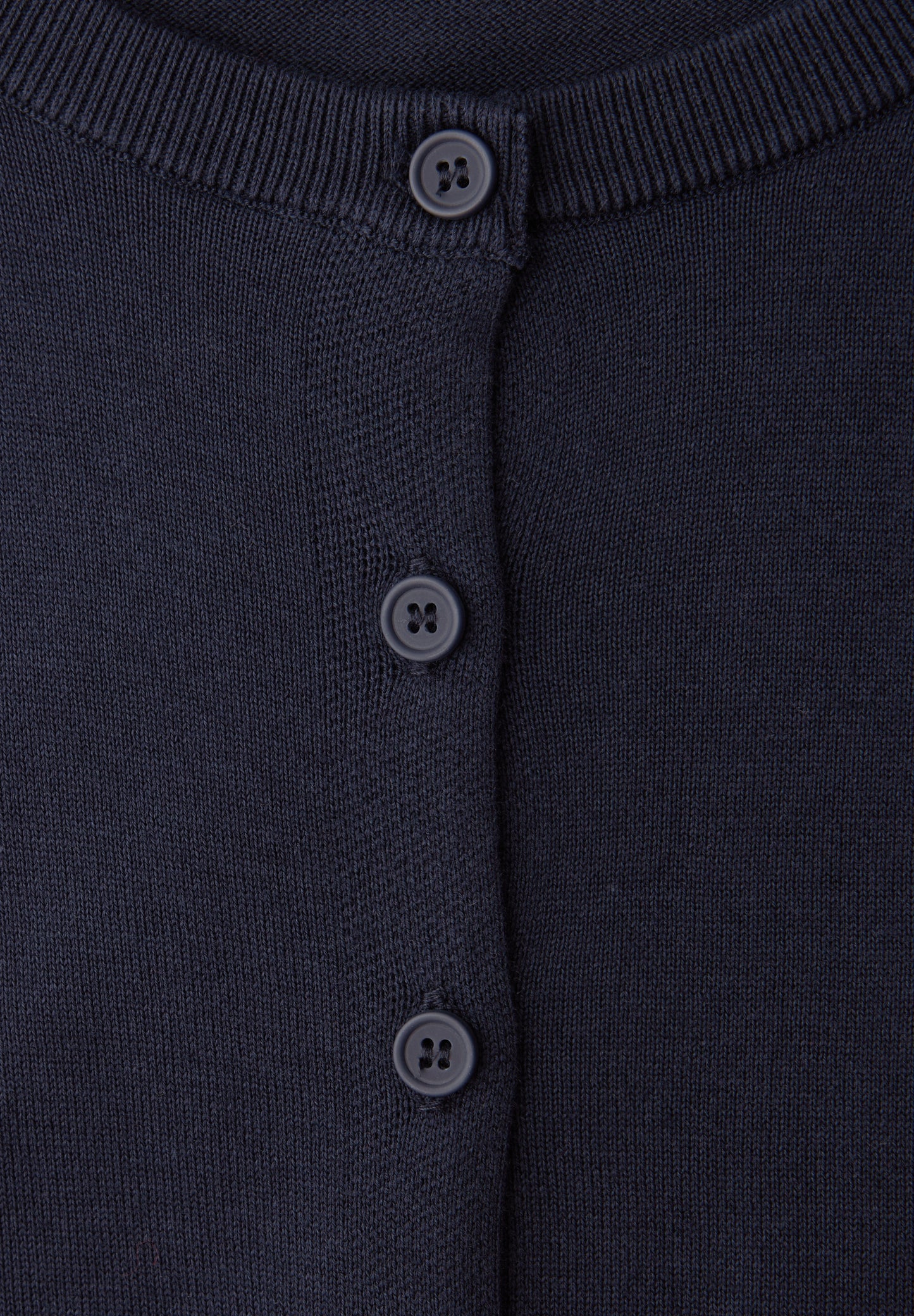 Street One - Kurzarm Cardigan mit Rundhals - Farbe: shadowed navy