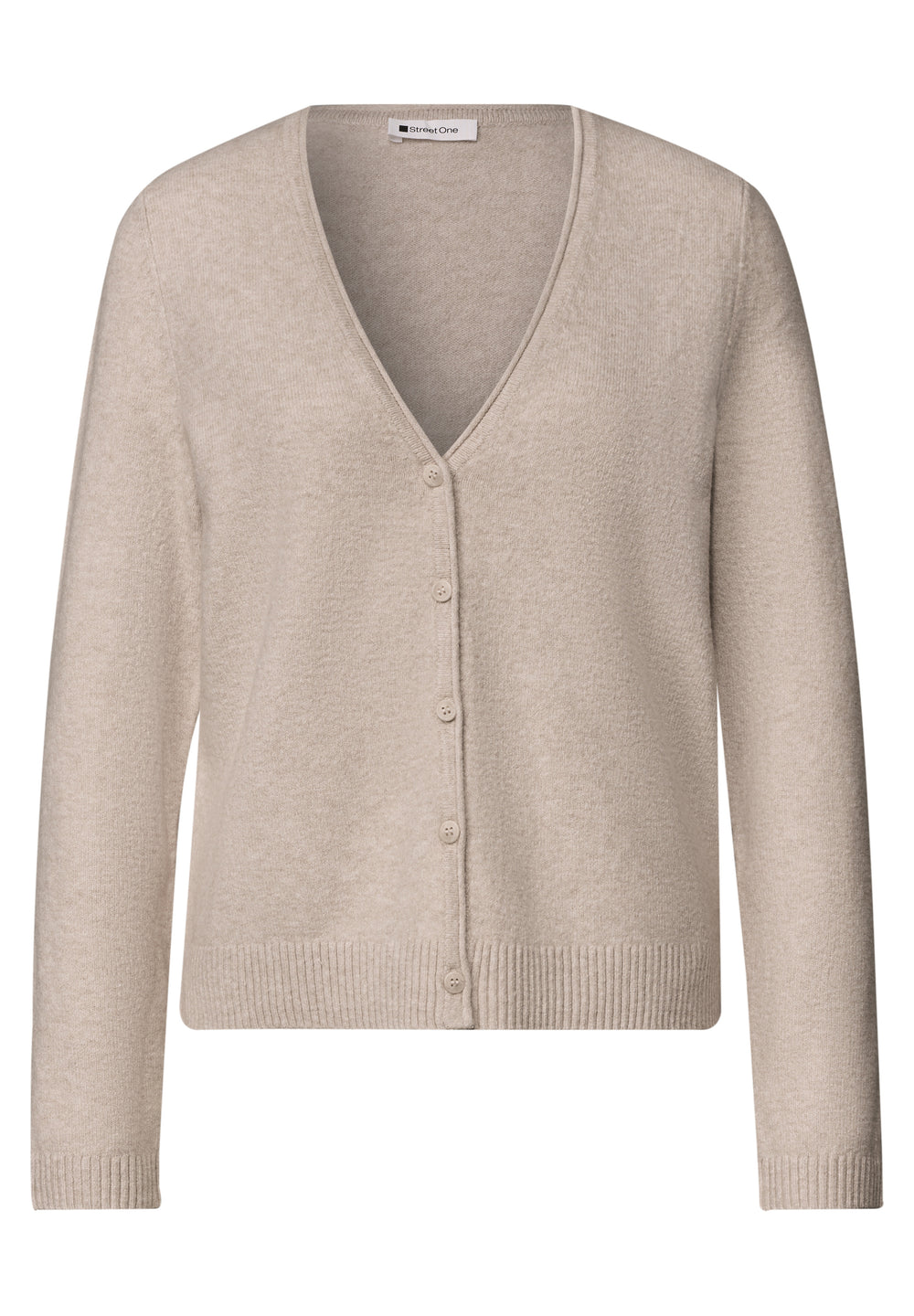Detailansicht des hellen Street One Cardigans A254147