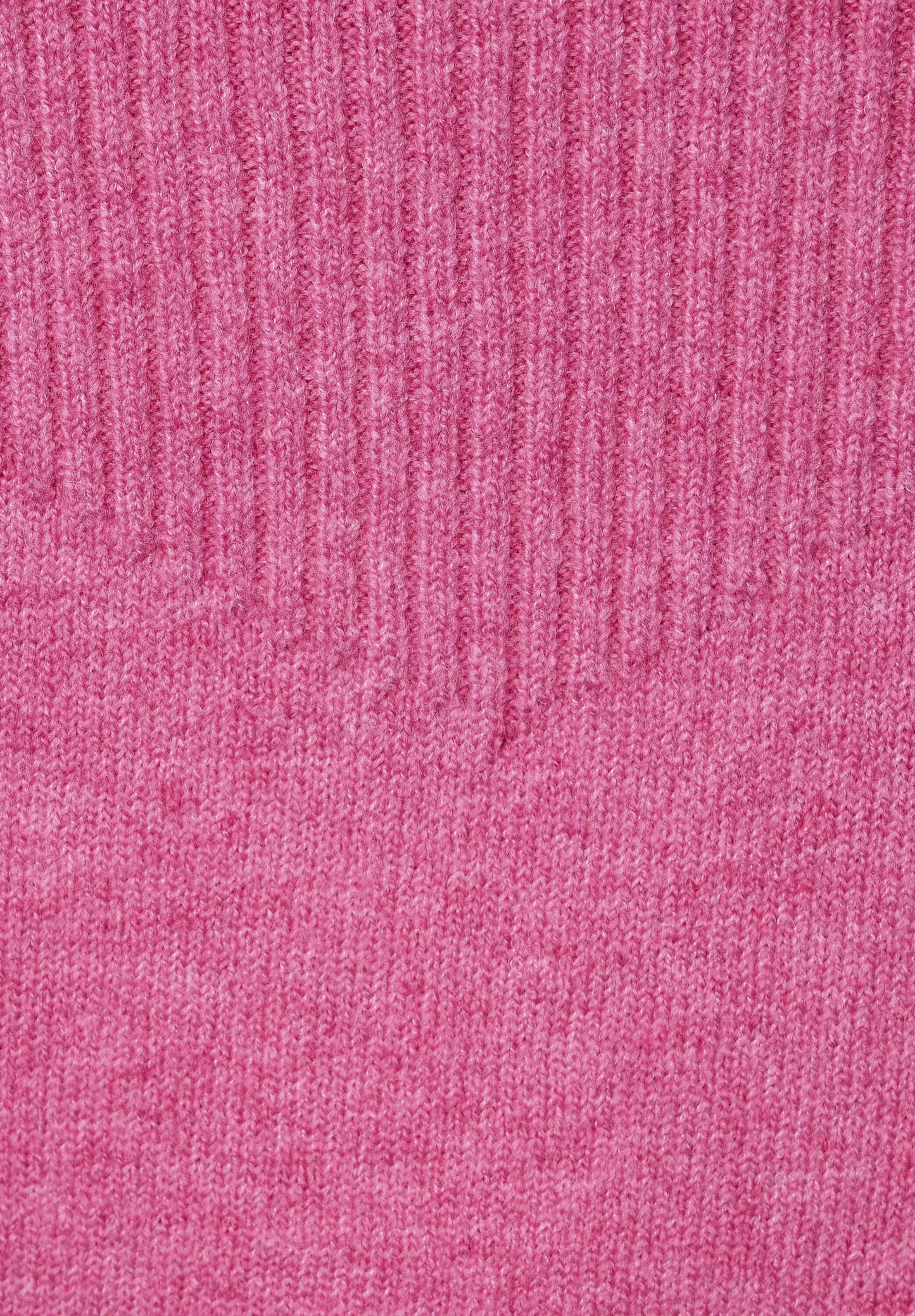 Street One - Pullover mit Rippstrick - cozy pink melange