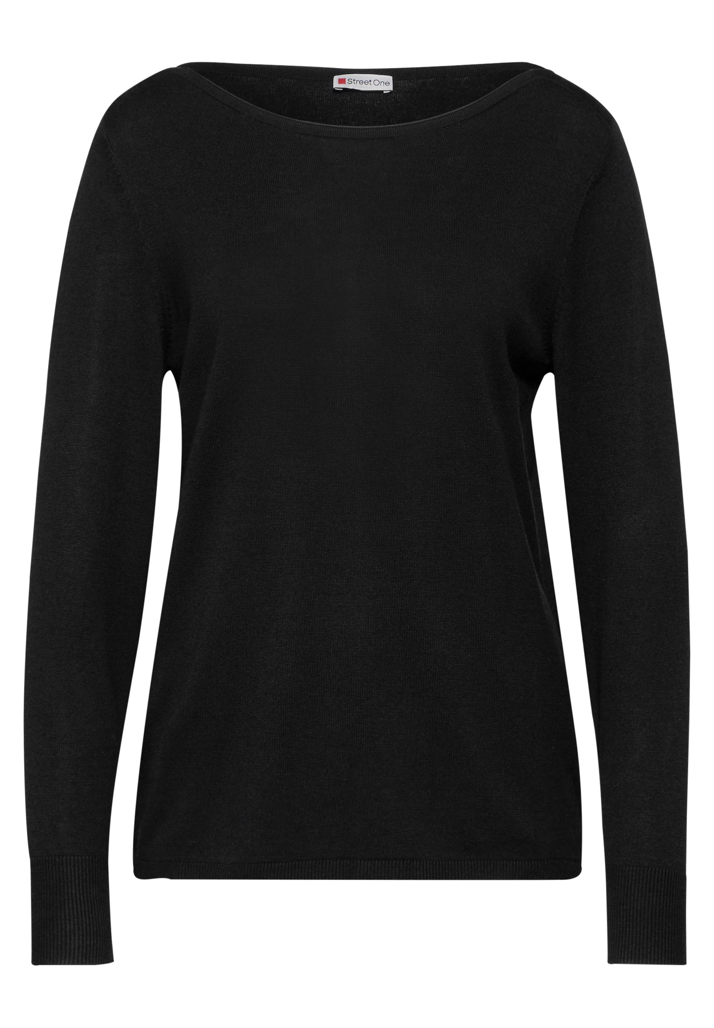 Street One Basic Pullover - Farbe: schwarz