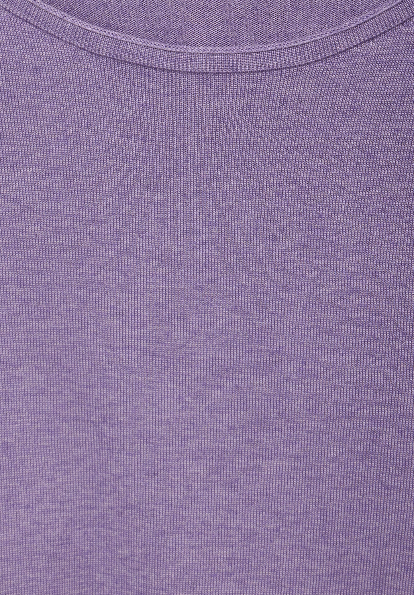 Street One Basic Pullover - Farbe: violet melange