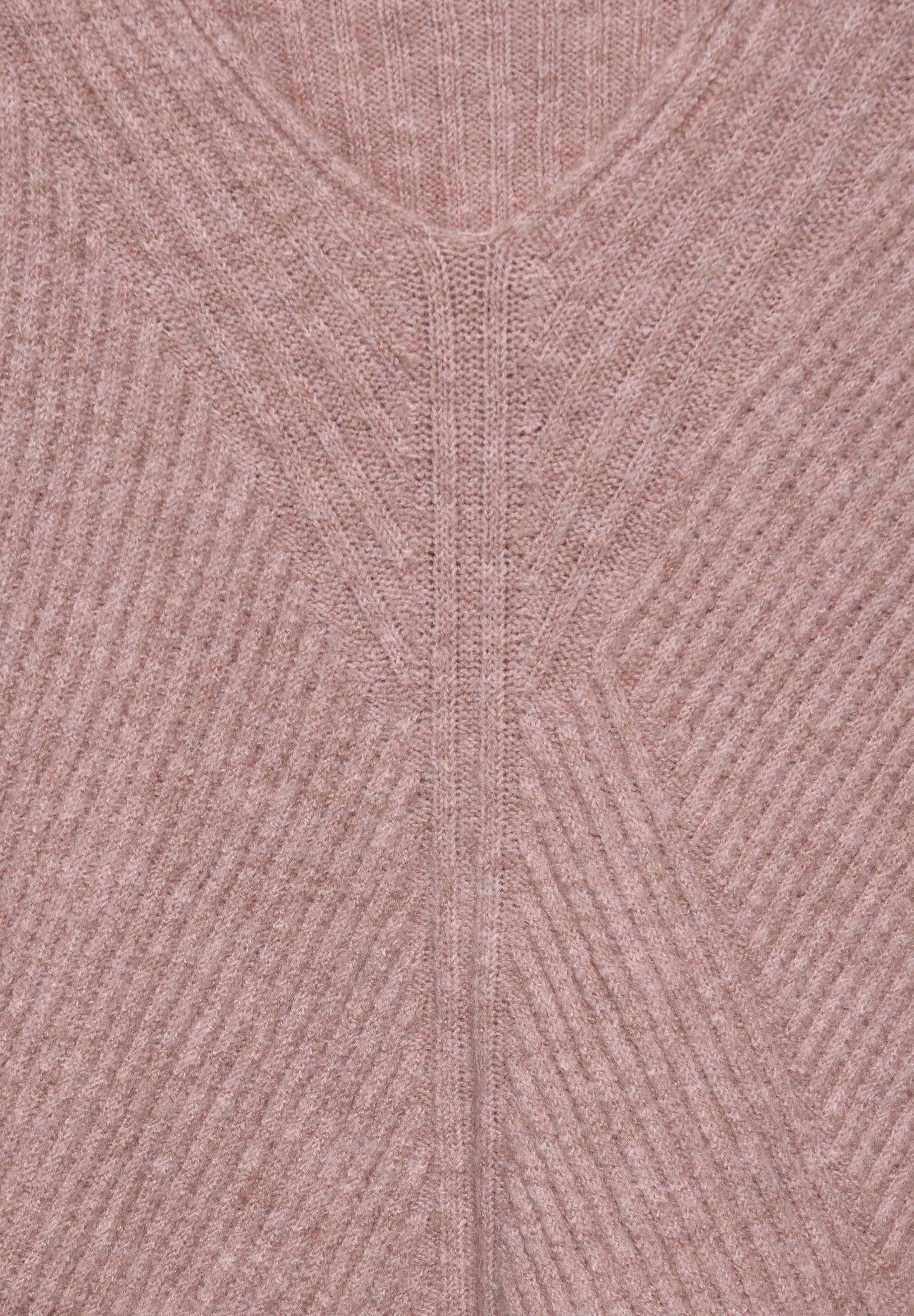 Street One Strukturpullover - Farbe: rosewood pink