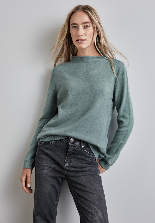 Street One Pullover mit gerolltem Saum | A302771