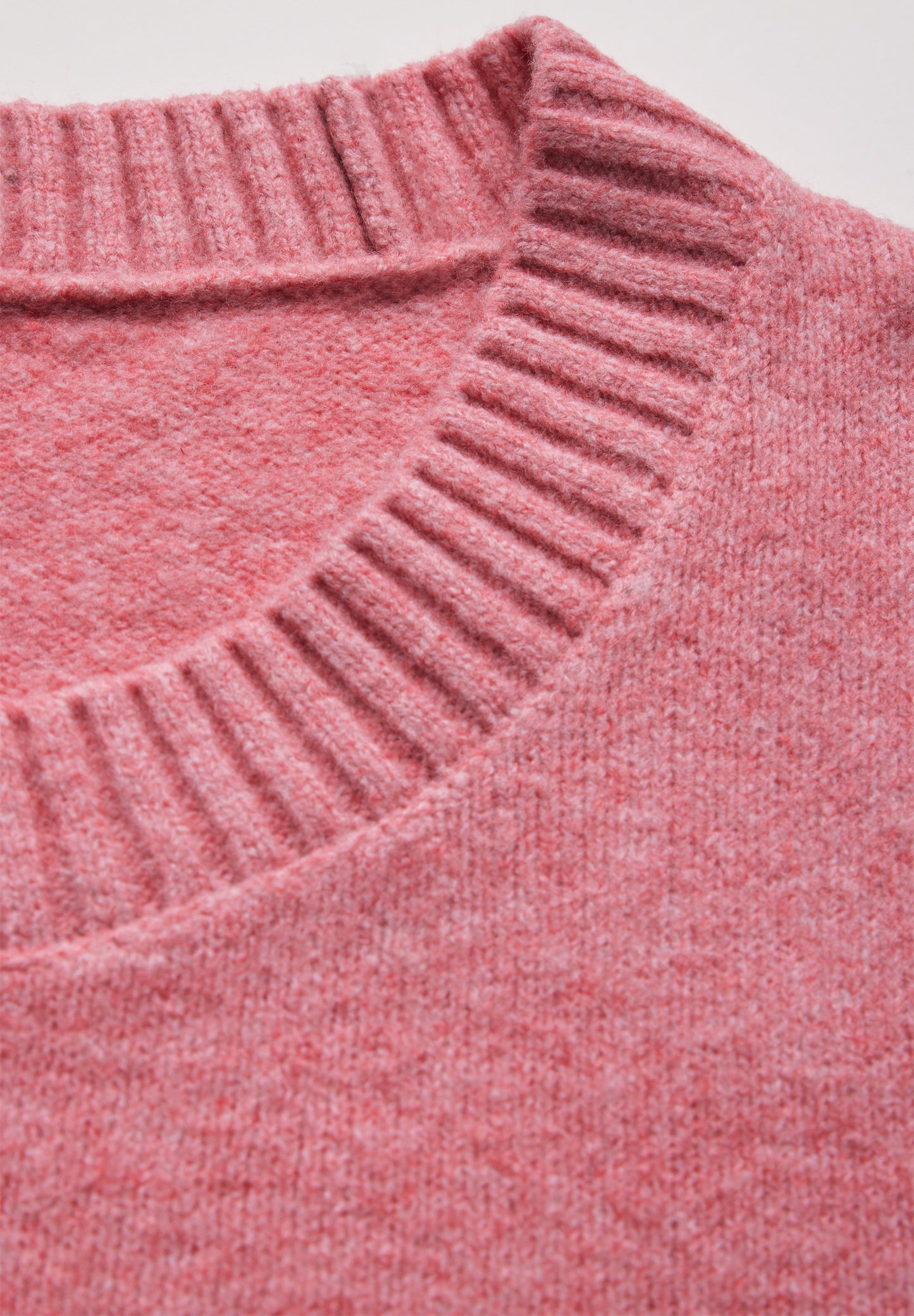 Street One Strickpullover mit Rundhals - Farbe: sugar coral mel.