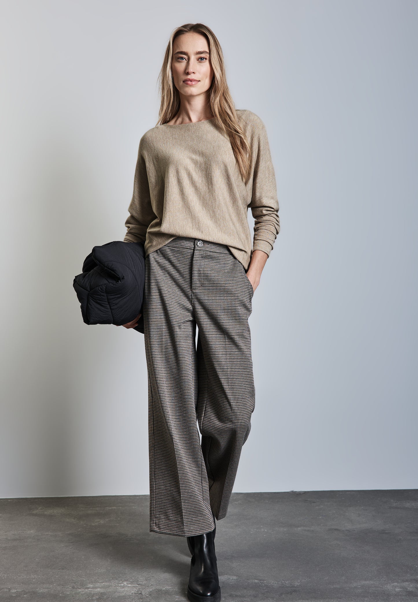 Street One Dolman Pullover - Farbe: honey sand mel.