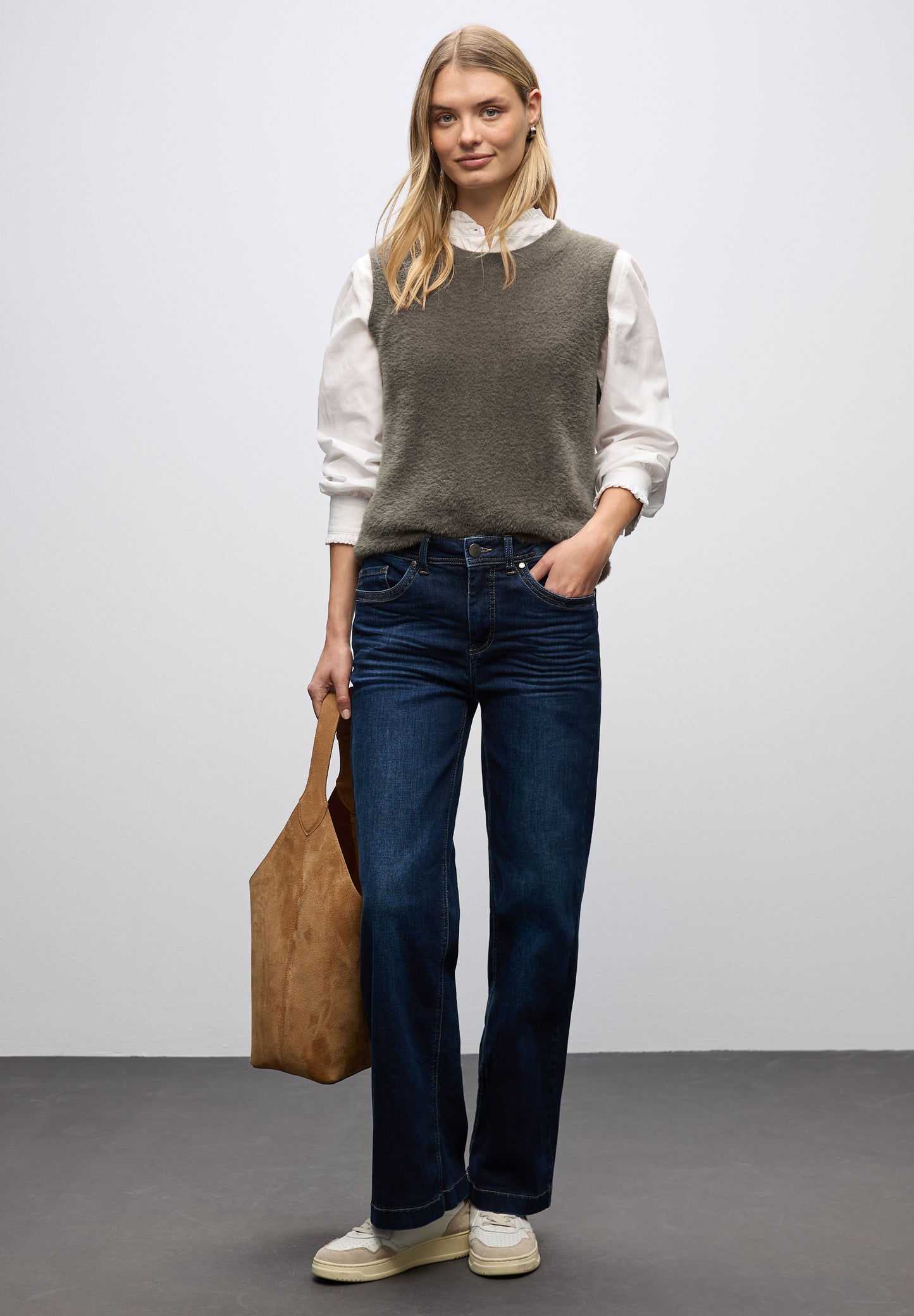 Street One Pullunder - Farbe: nomad brown