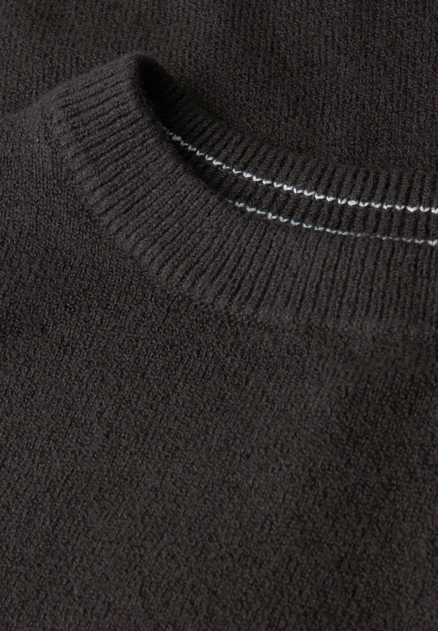 Street One Rundhals Pullover - Farbe: darkest brown