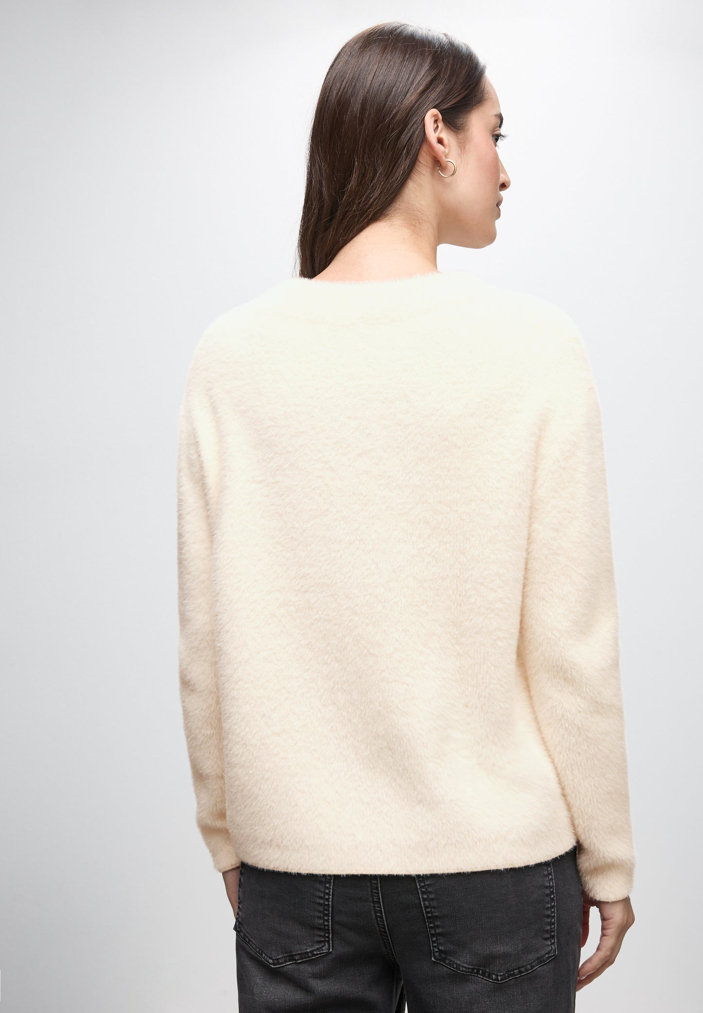 Street One Federgarn Pullover - Farbe: soft beige
