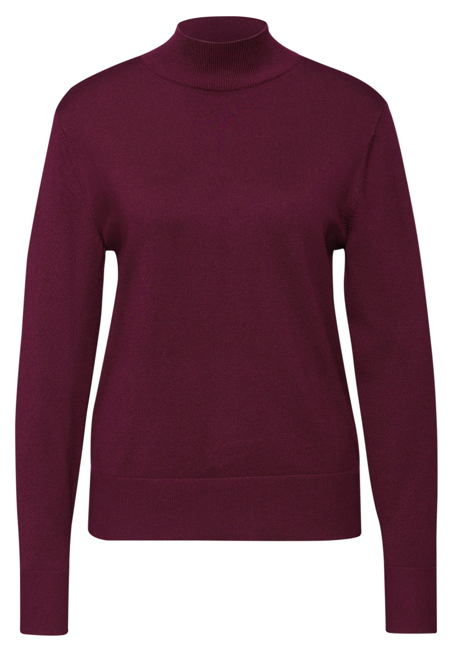 Street One Pullover mit Turtleneck - Farbe: noble red
