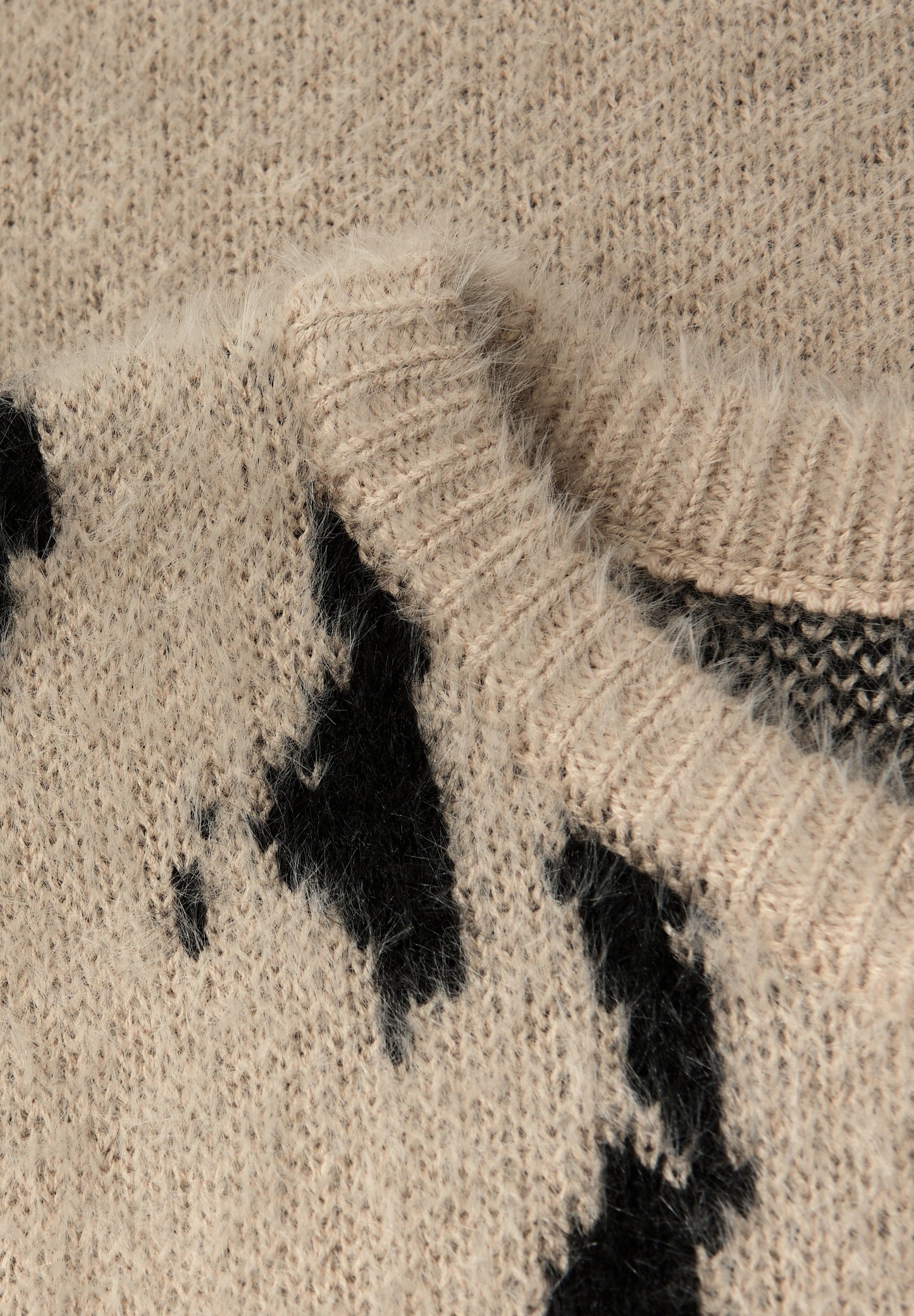 Street One Softer Jacquard Pullover - Farbe: sanded beige