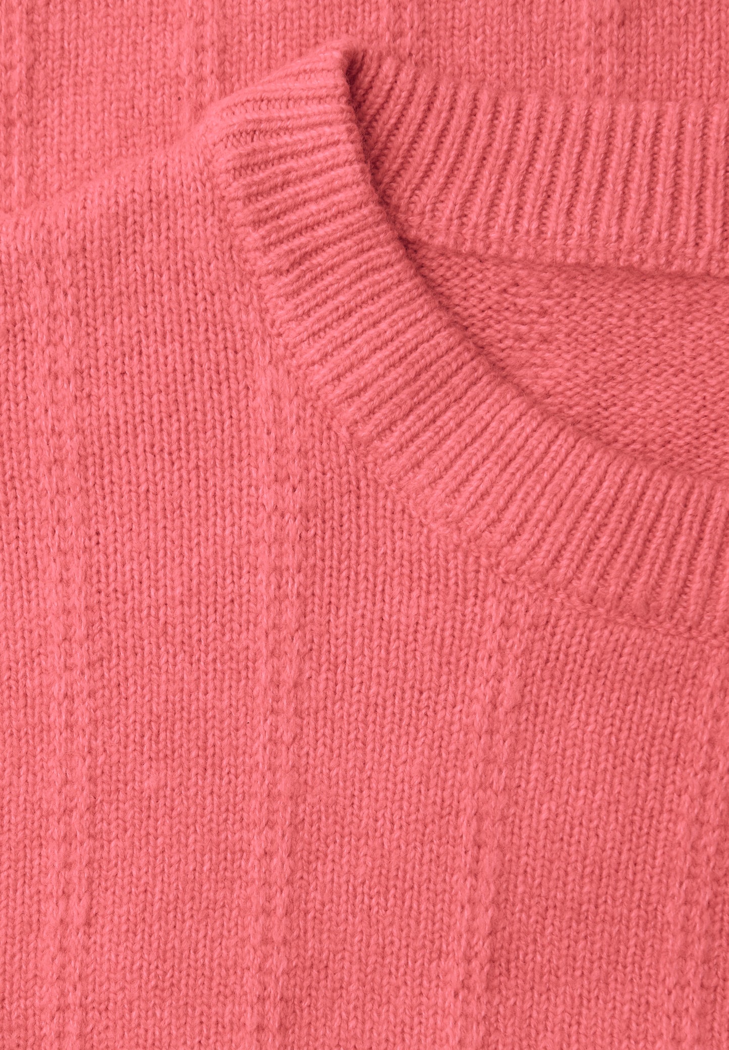 Street One - Strukturpullover - Farbe: striking coral mel.