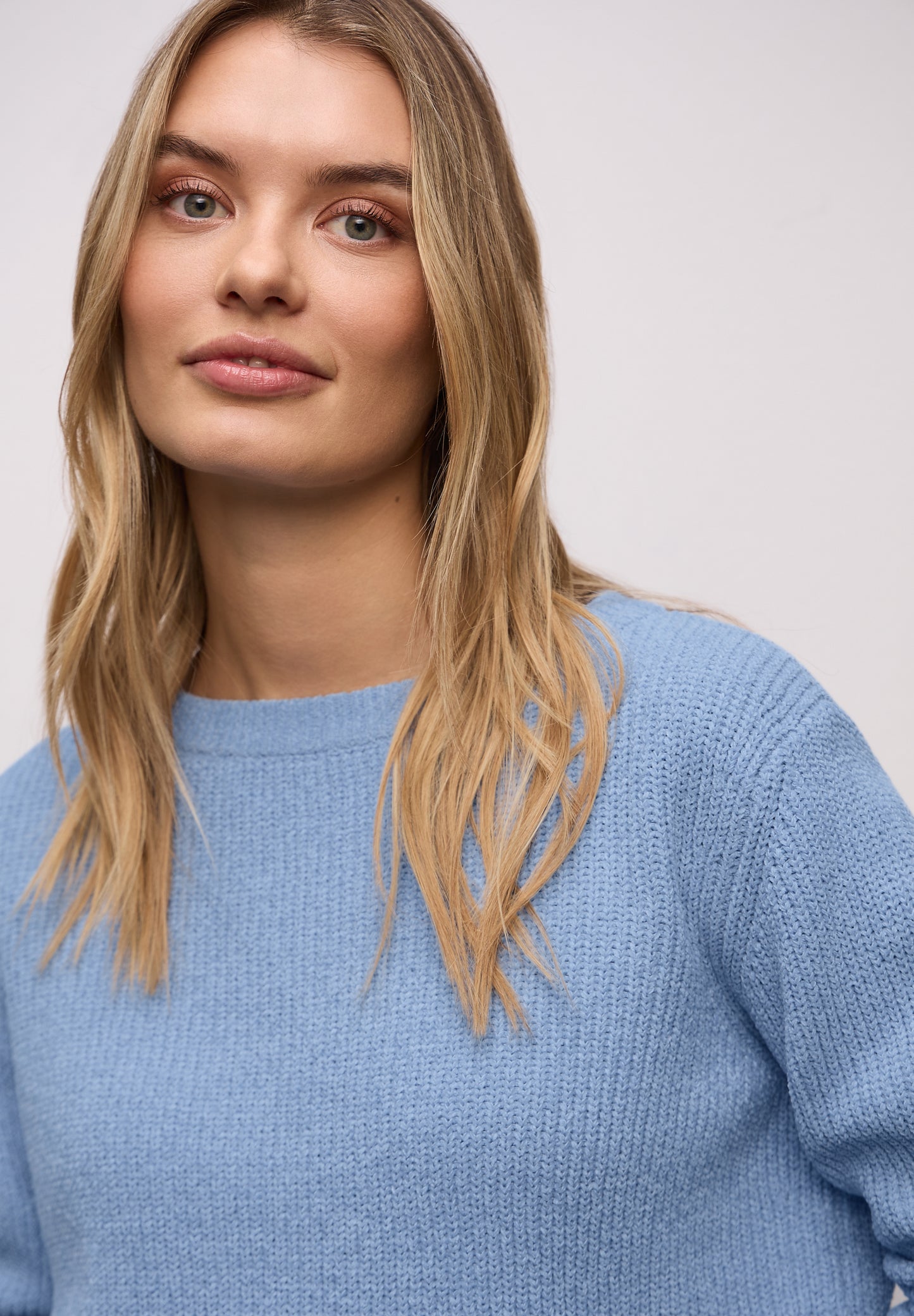 Street One - Chenille Pullover - Farbe: frosted blue