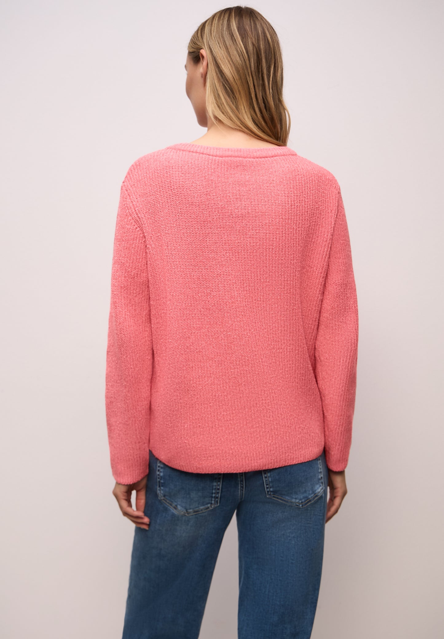 Street One - Chenille Pullover - Farbe: striking coral