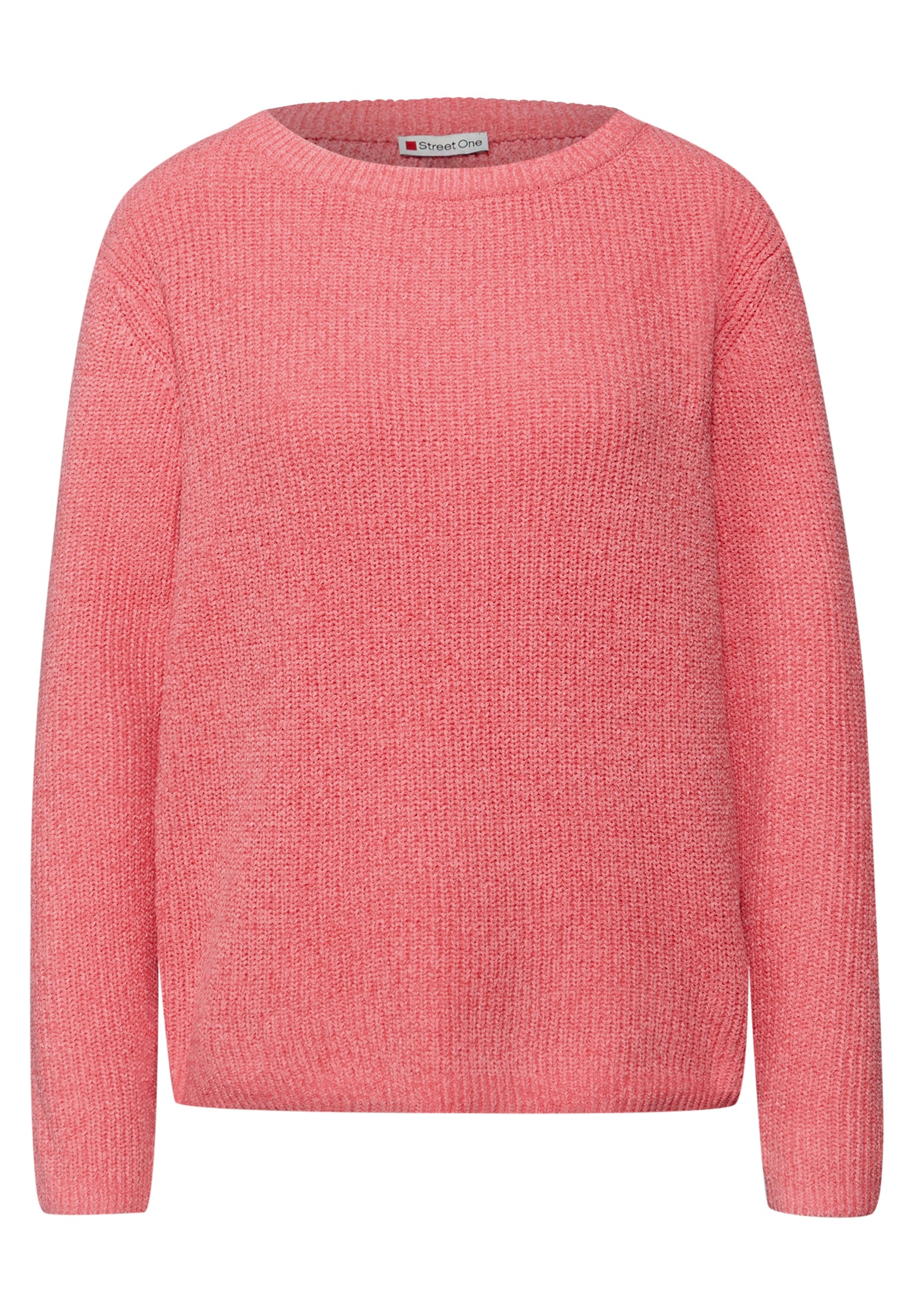 Street One - Chenille Pullover - Farbe: striking coral