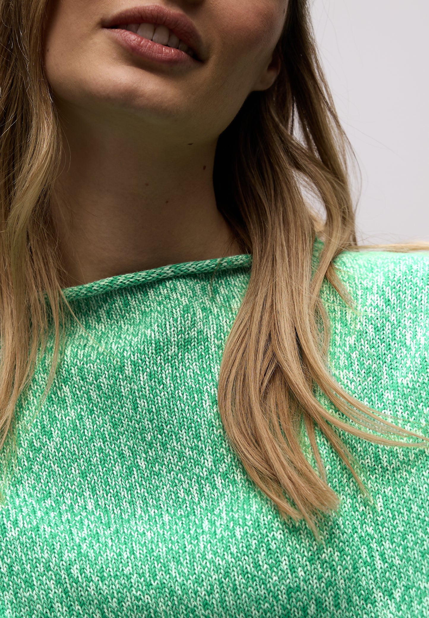 Street One Damen Strick Pullover - Grün