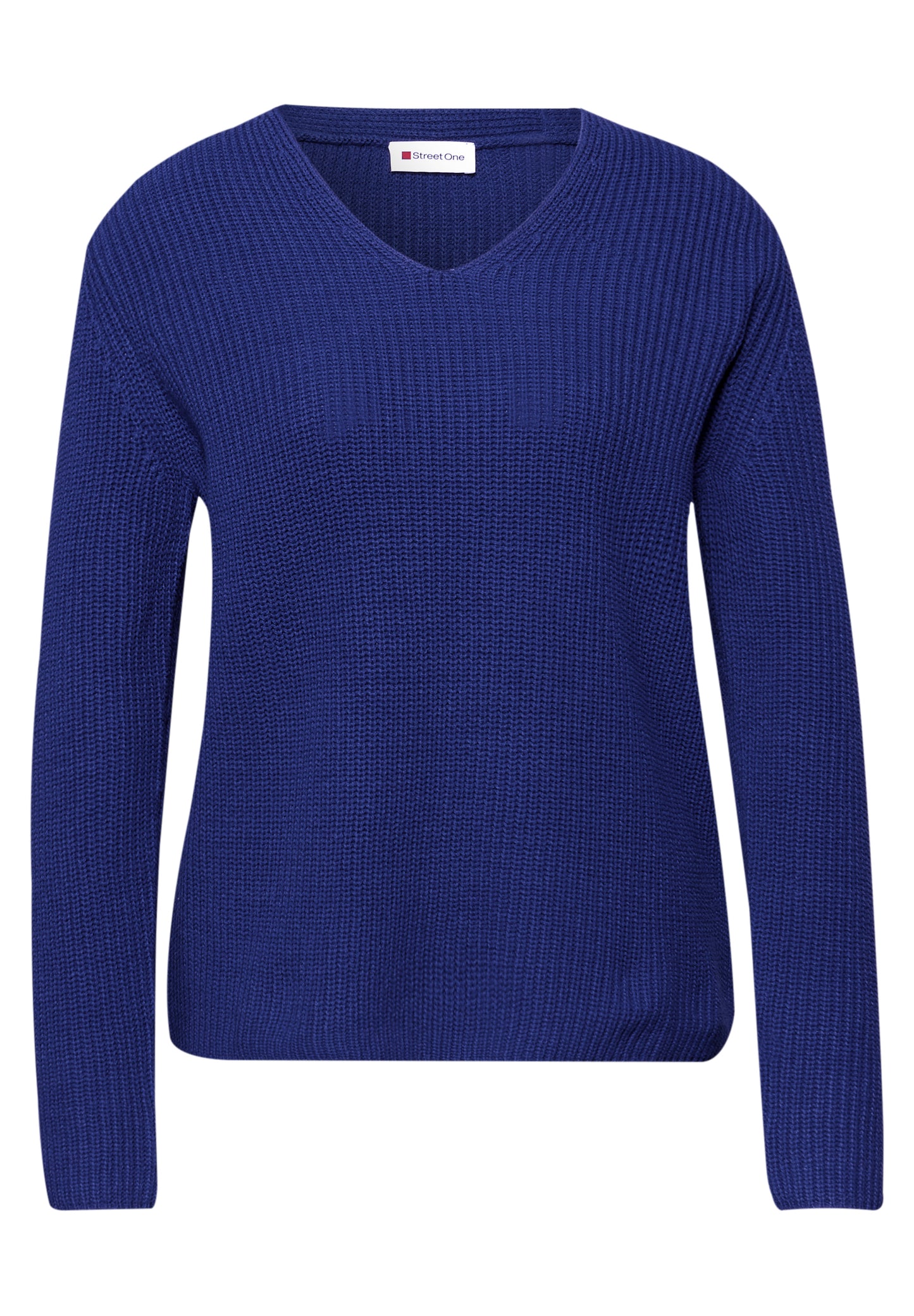 Street One - Pullover in Unifarbe - Farbe: amparo blue