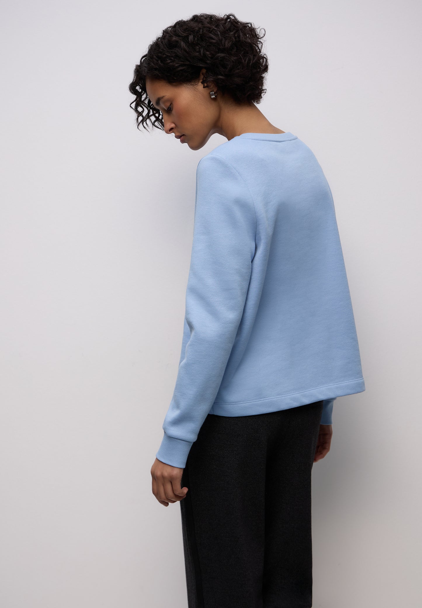 Street One - Sweatshirt mit Wording - Farbe: frosted blue