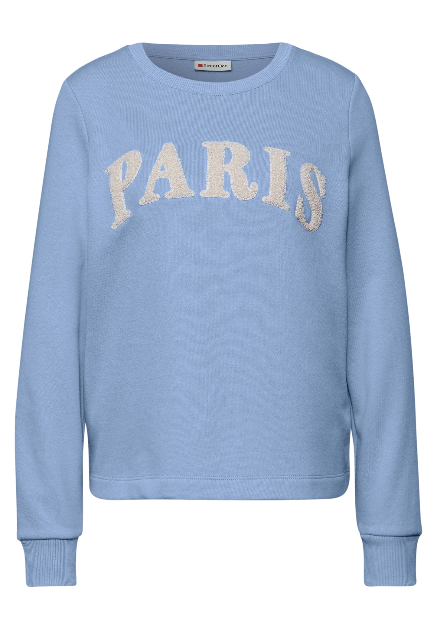 Street One - Sweatshirt mit Wording - Farbe: frosted blue