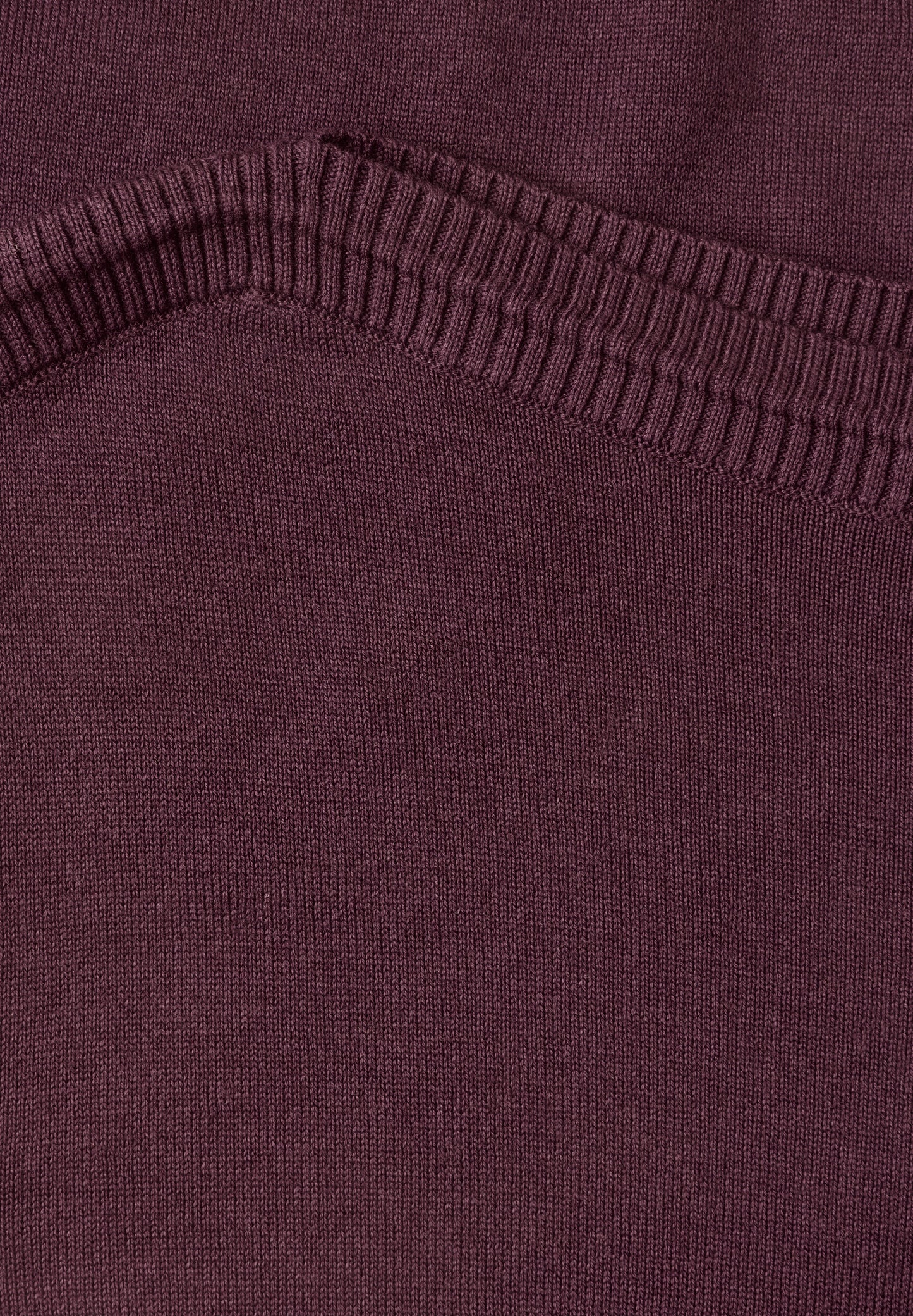 Street One - Basic Pullover mit U-Boot-Ausschnitt - Farbe: rustic rouge