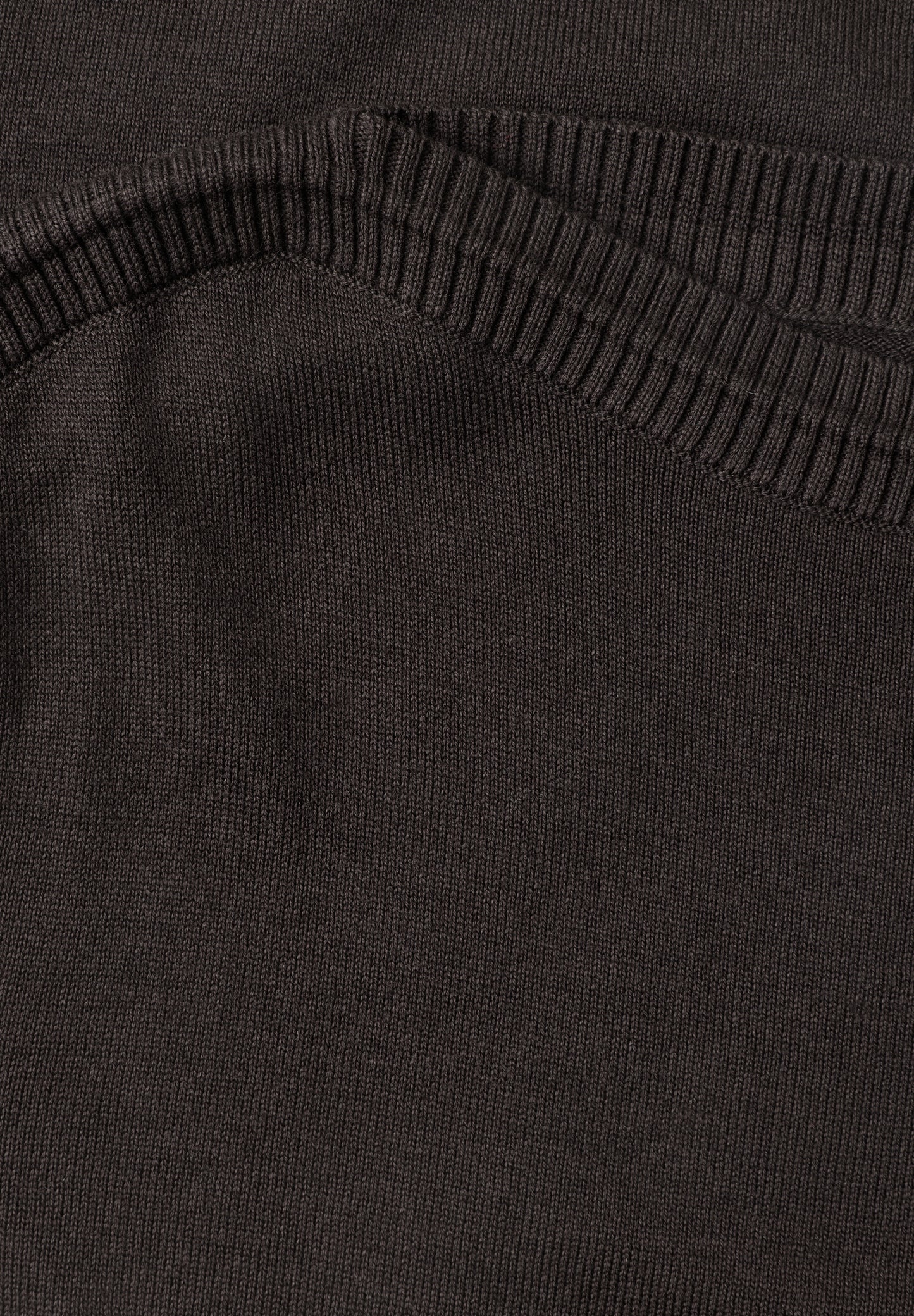 Street One - Basic Pullover mit U-Boot-Ausschnitt - Farbe: black coffee
