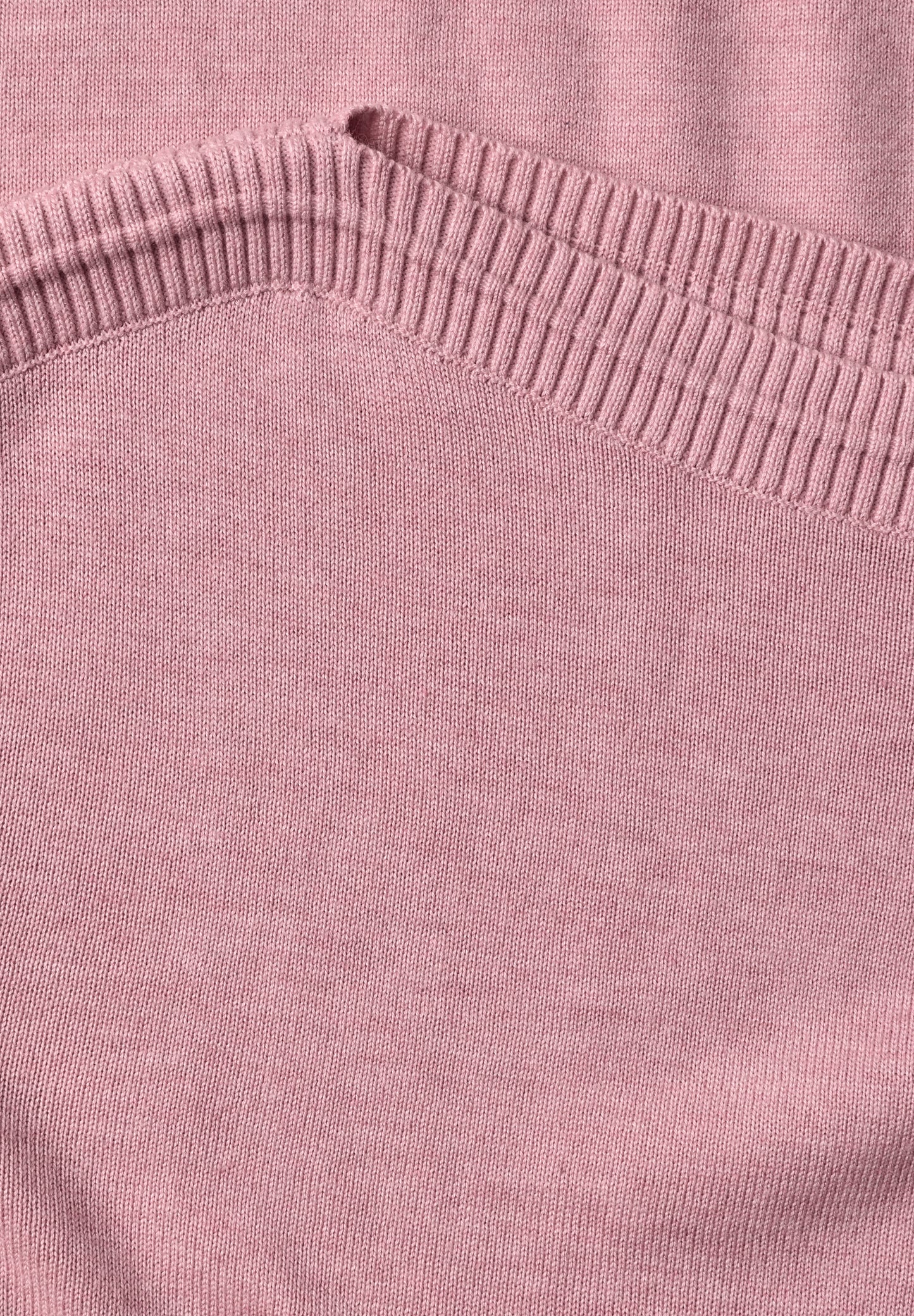 Street One - Basic Pullover mit U-Boot-Ausschnitt - Farbe: vintage blush mel.